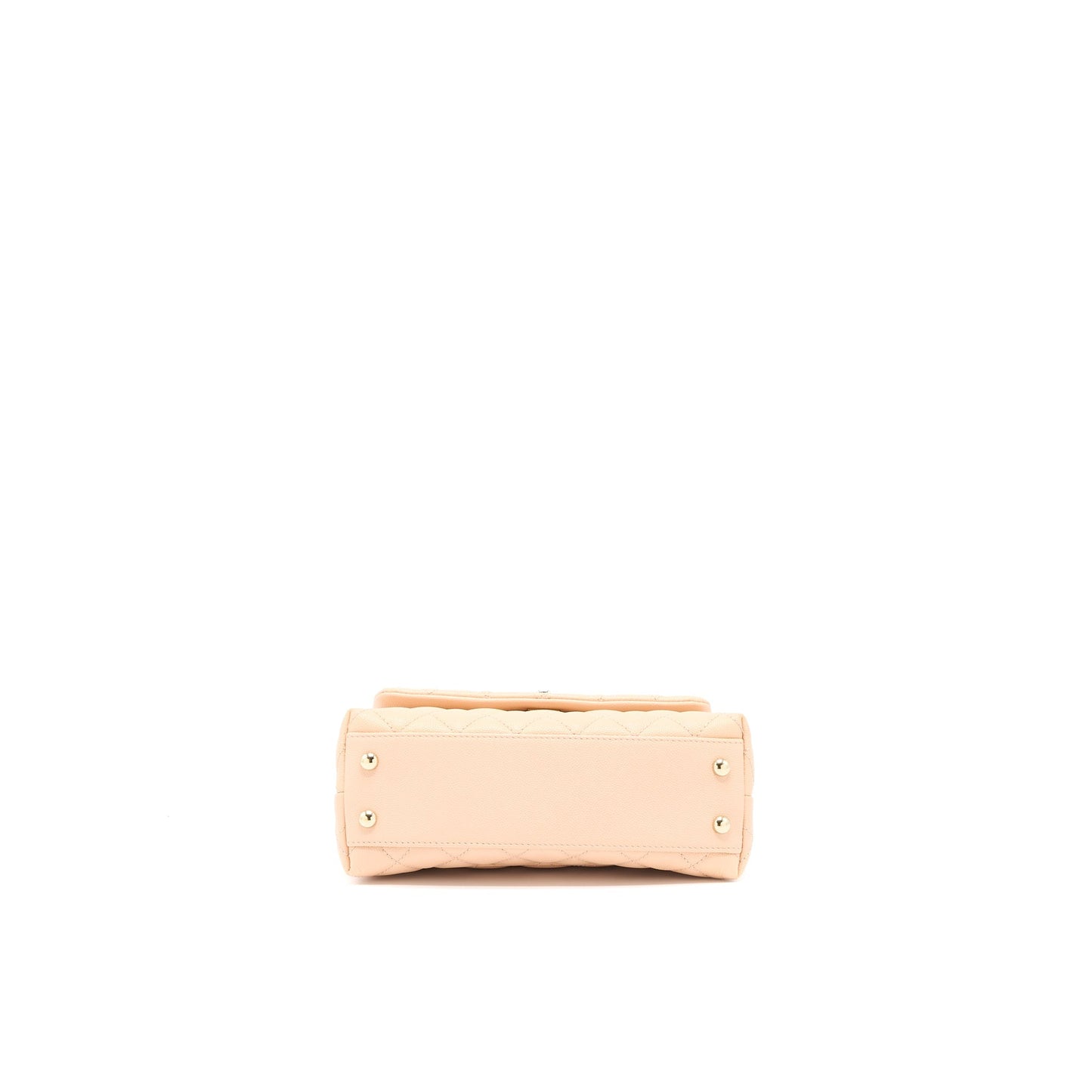 Chanel Small Coco Handle Caviar Light Pink L