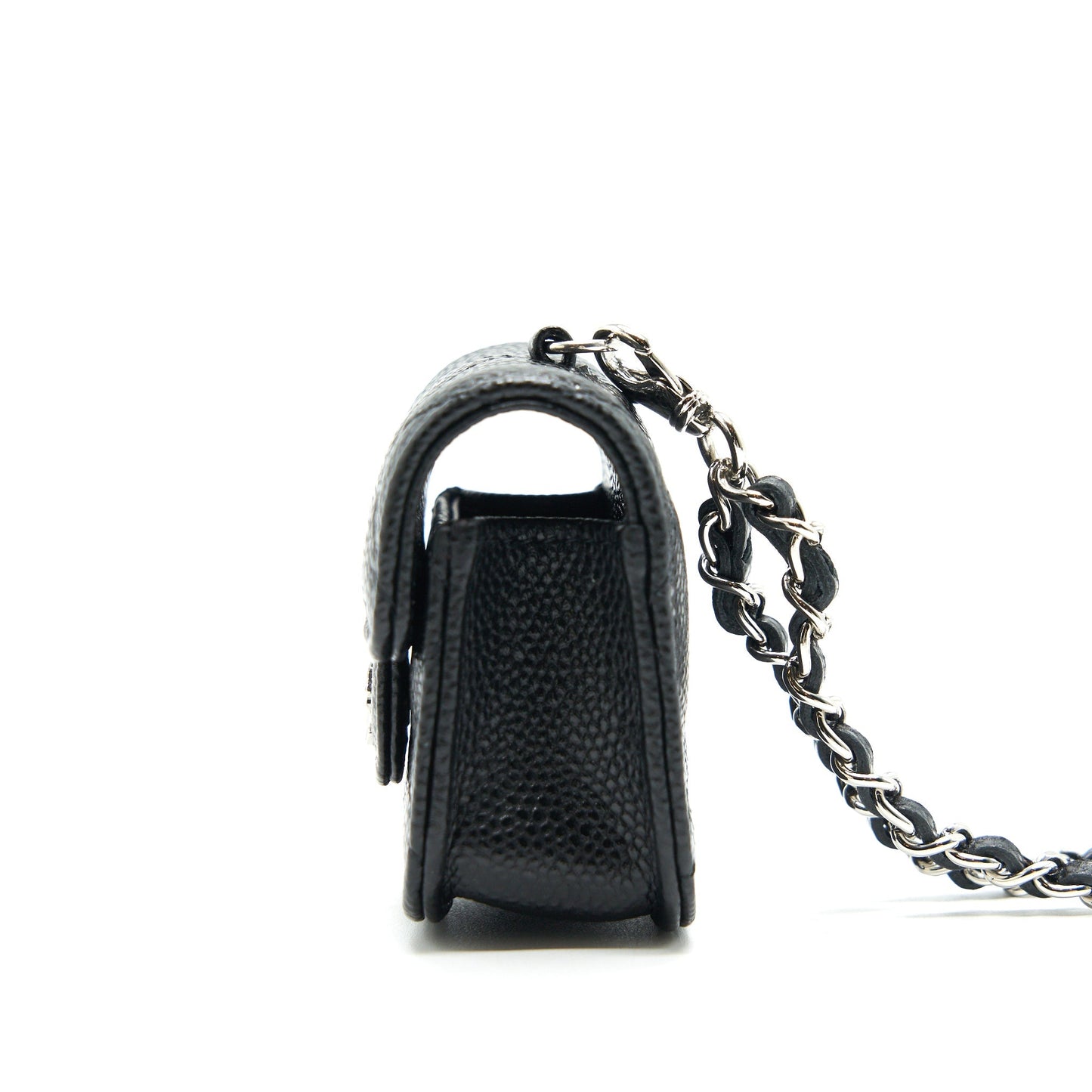 Chanel AirPods Case Caviar Black SHW Handbag