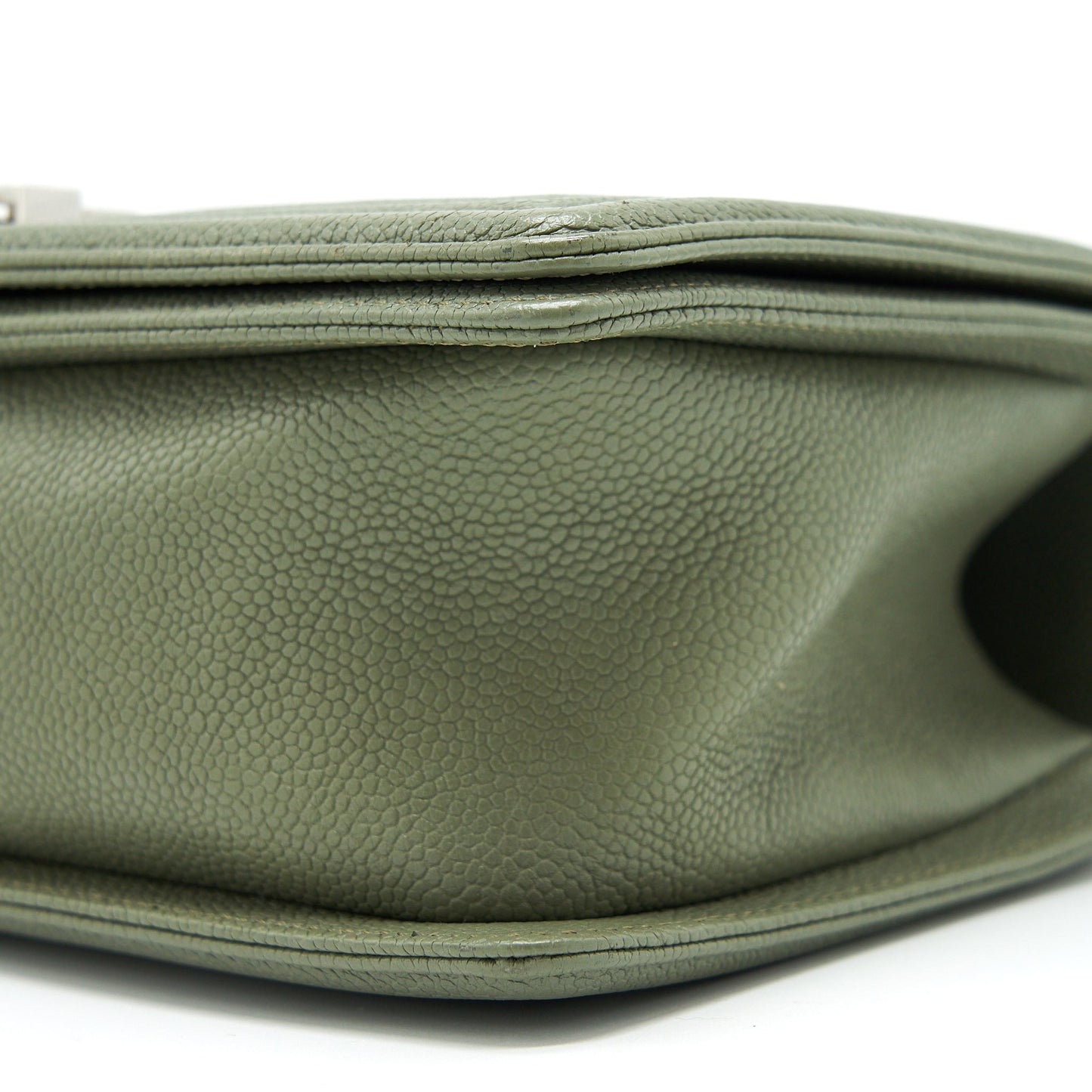 Chanel Medium Boy Bag Caviar Light Green L