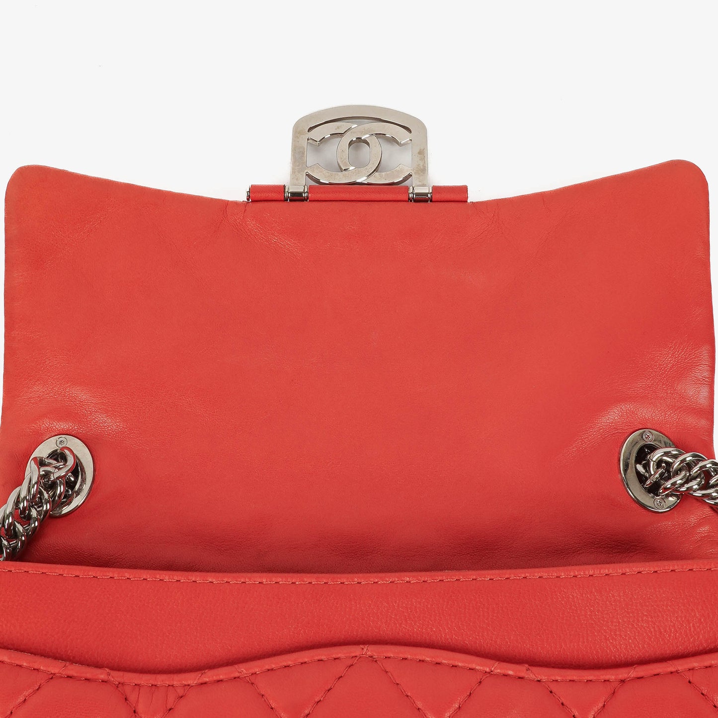 Chanel Icons Secret Label Quilted Calfskin Flap Bag With Silver - Tone Hardware
