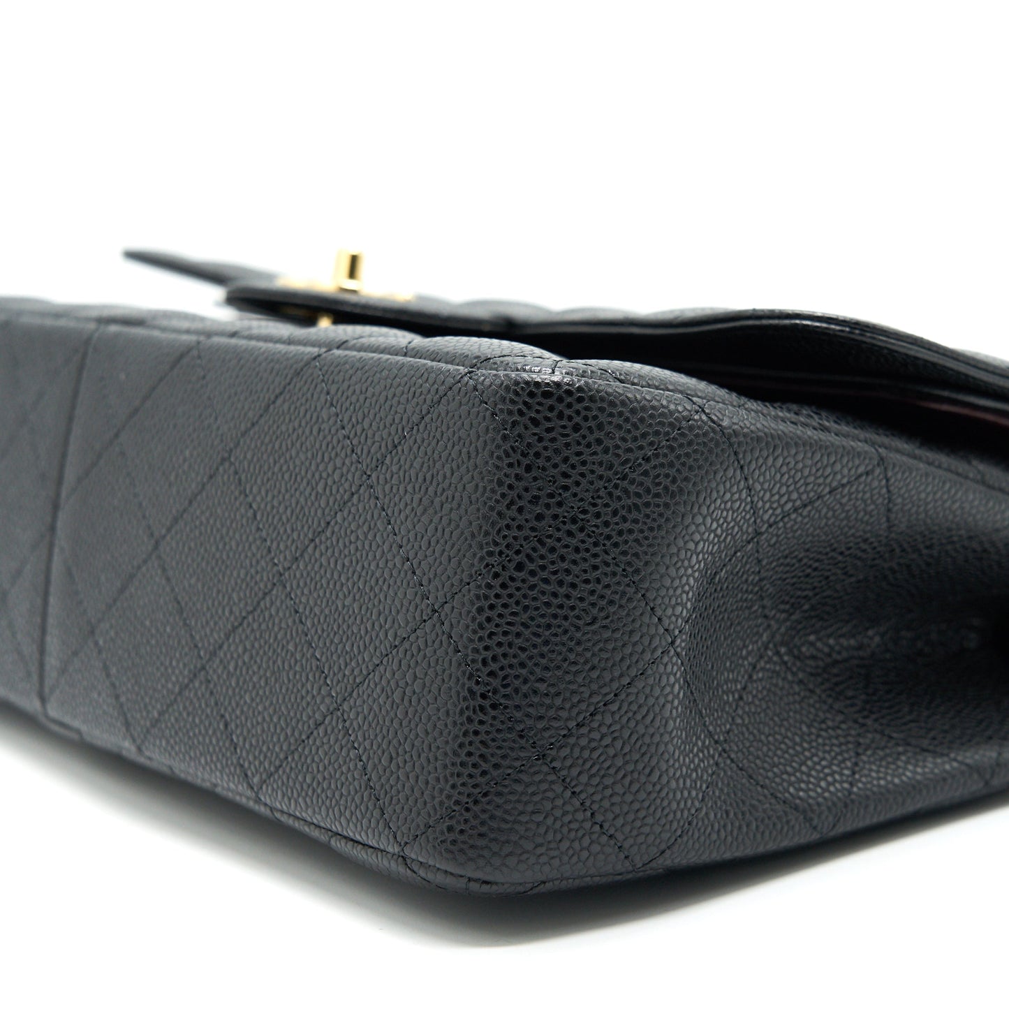 CHANEL JUMBO CLASSIC DOUBLE FLAP CAVIAR BLACK