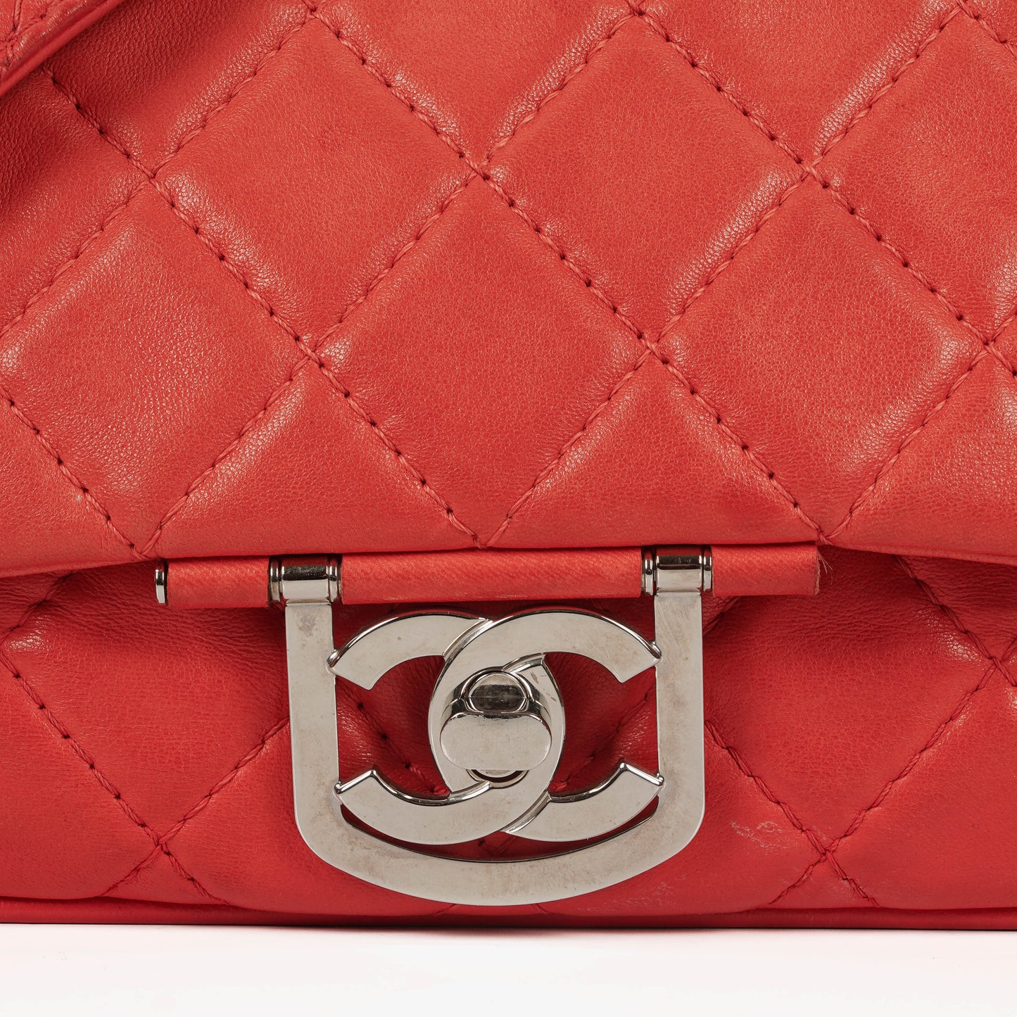 Chanel Icons Secret Label Quilted Calfskin Flap Bag With Silver - Tone Hardware