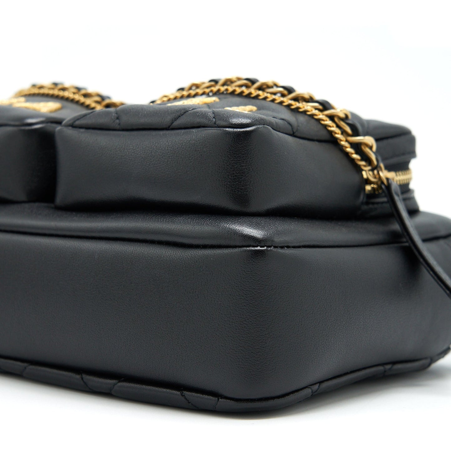 Chanel 22C Camera Bag Calfskin Black (Microchip)
