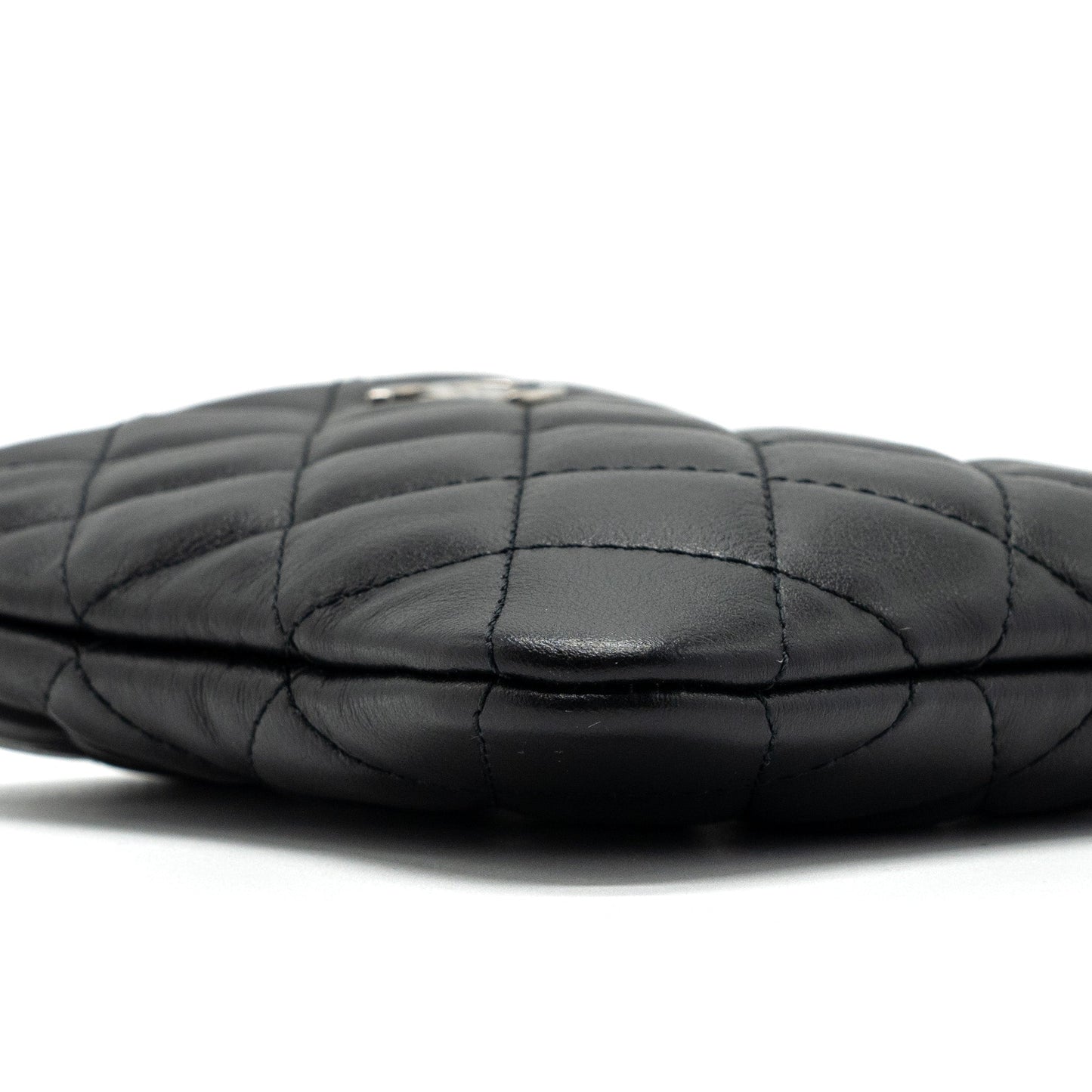 CHANEL SHOULDER BAG LAMBSKIN BLACK