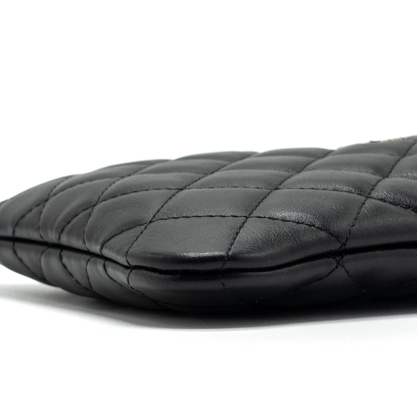 CHANEL SHOULDER BAG LAMBSKIN BLACK