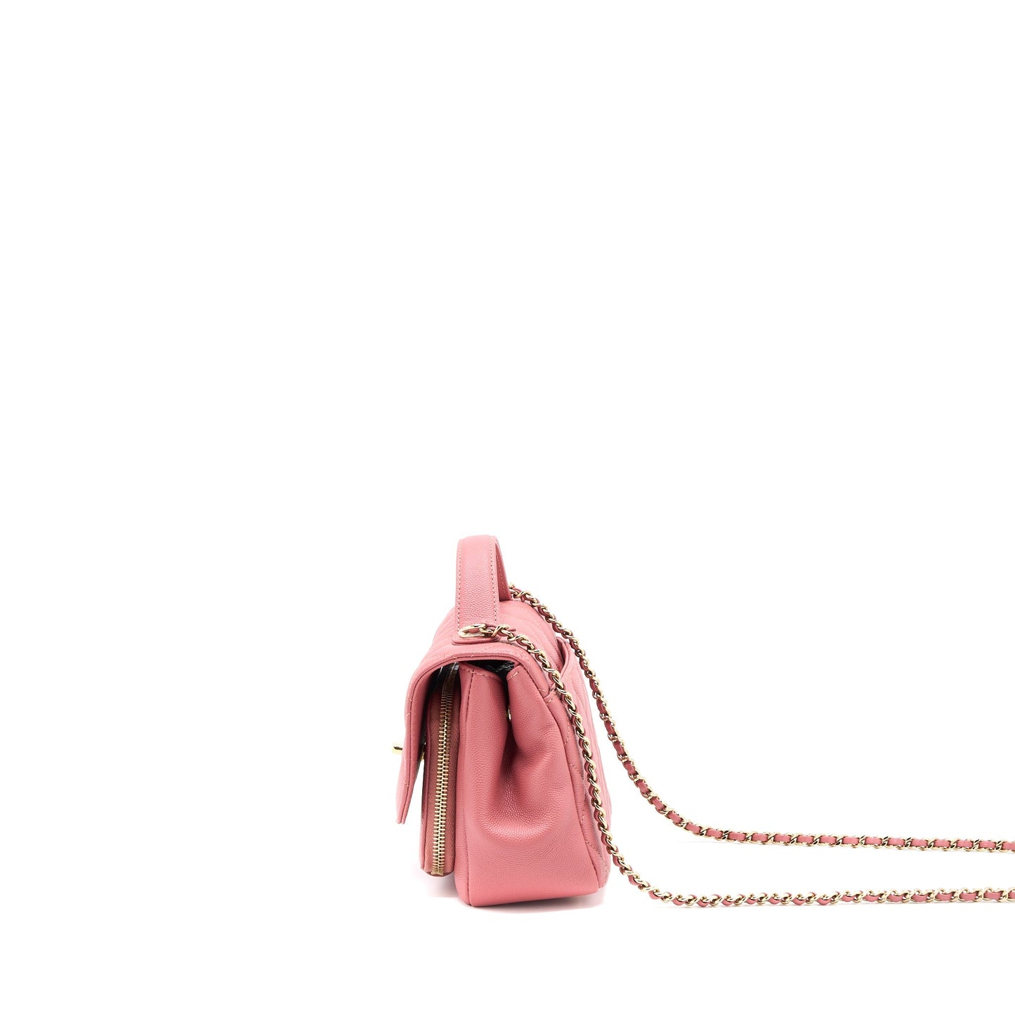 Chanel Small Business Affinity Caviar Pink L