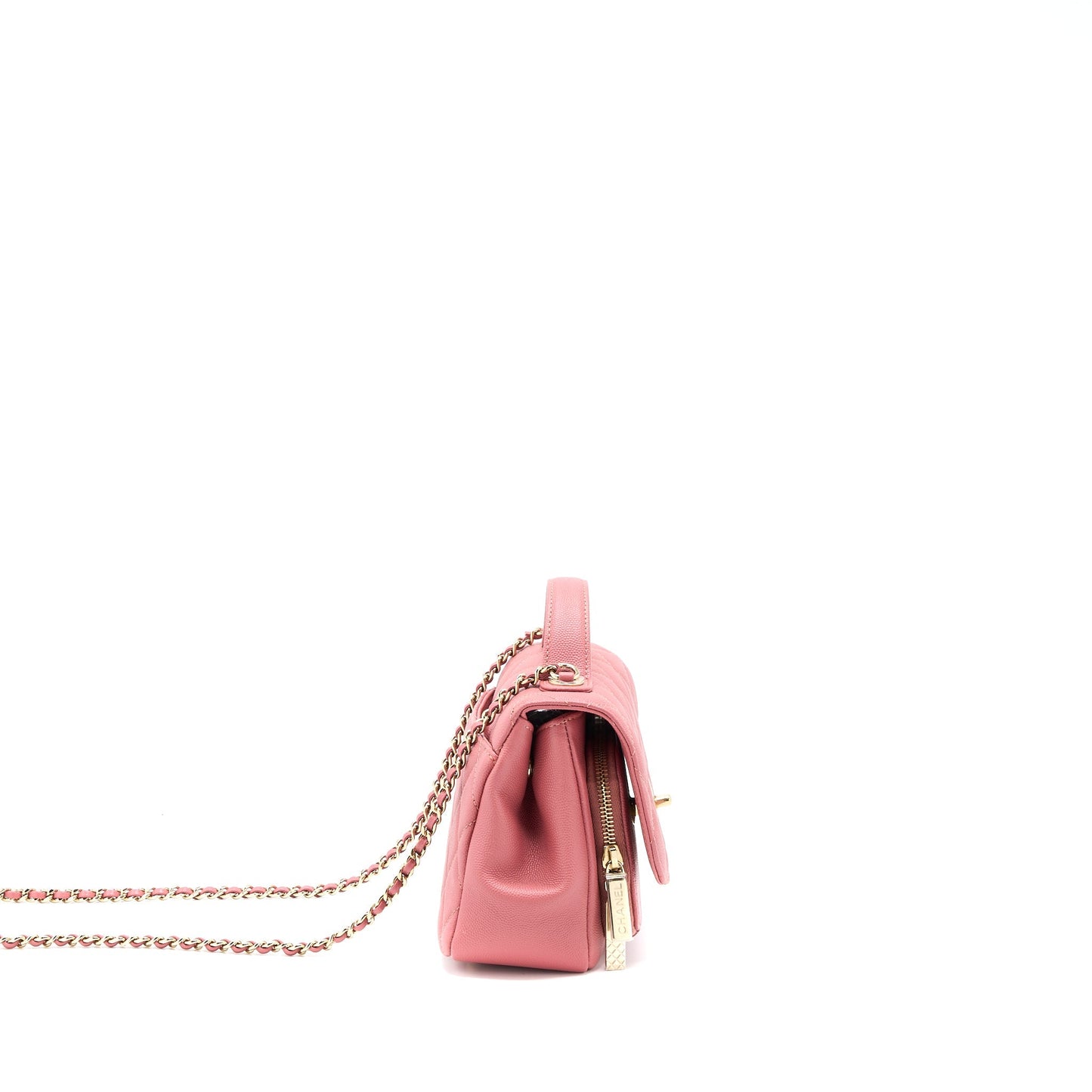 Chanel Small Business Affinity Caviar Pink L