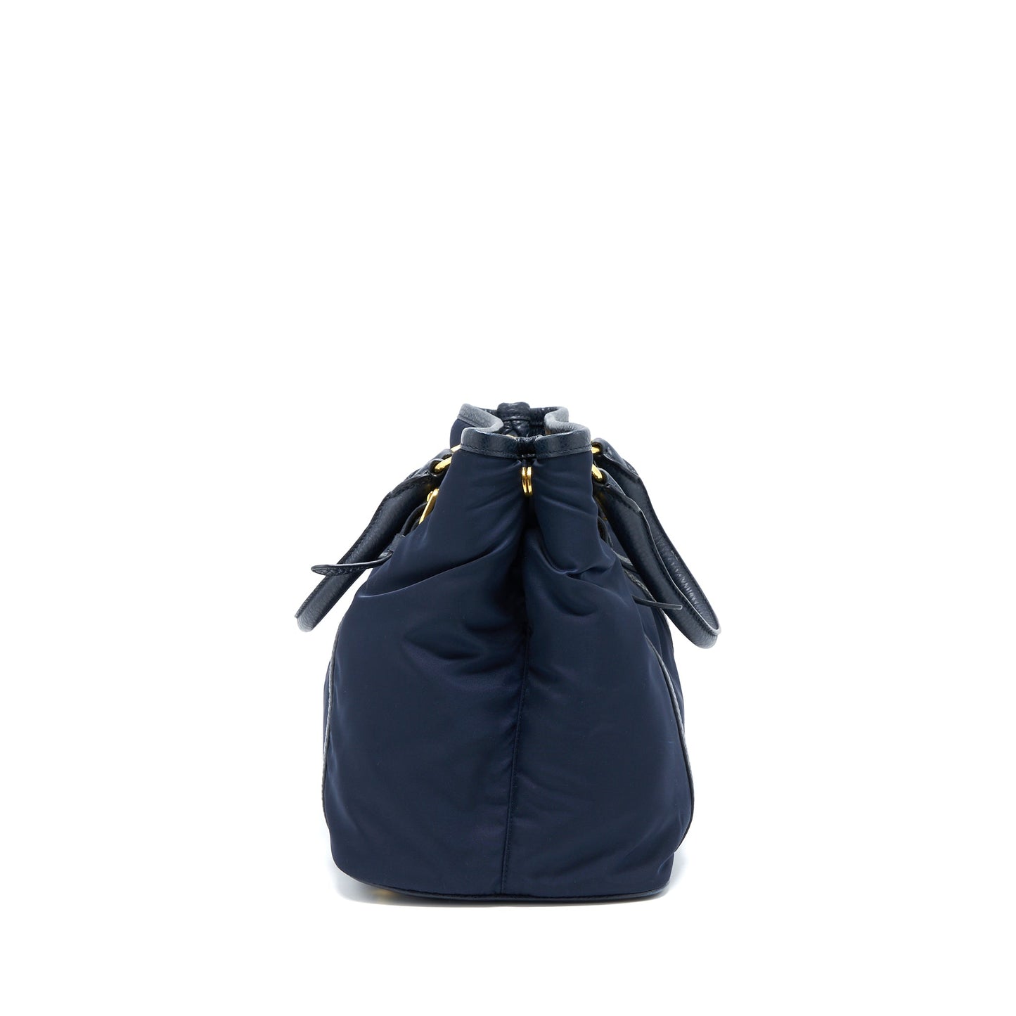 Prada Tessuto Tote Purse Nylon Dark Blue