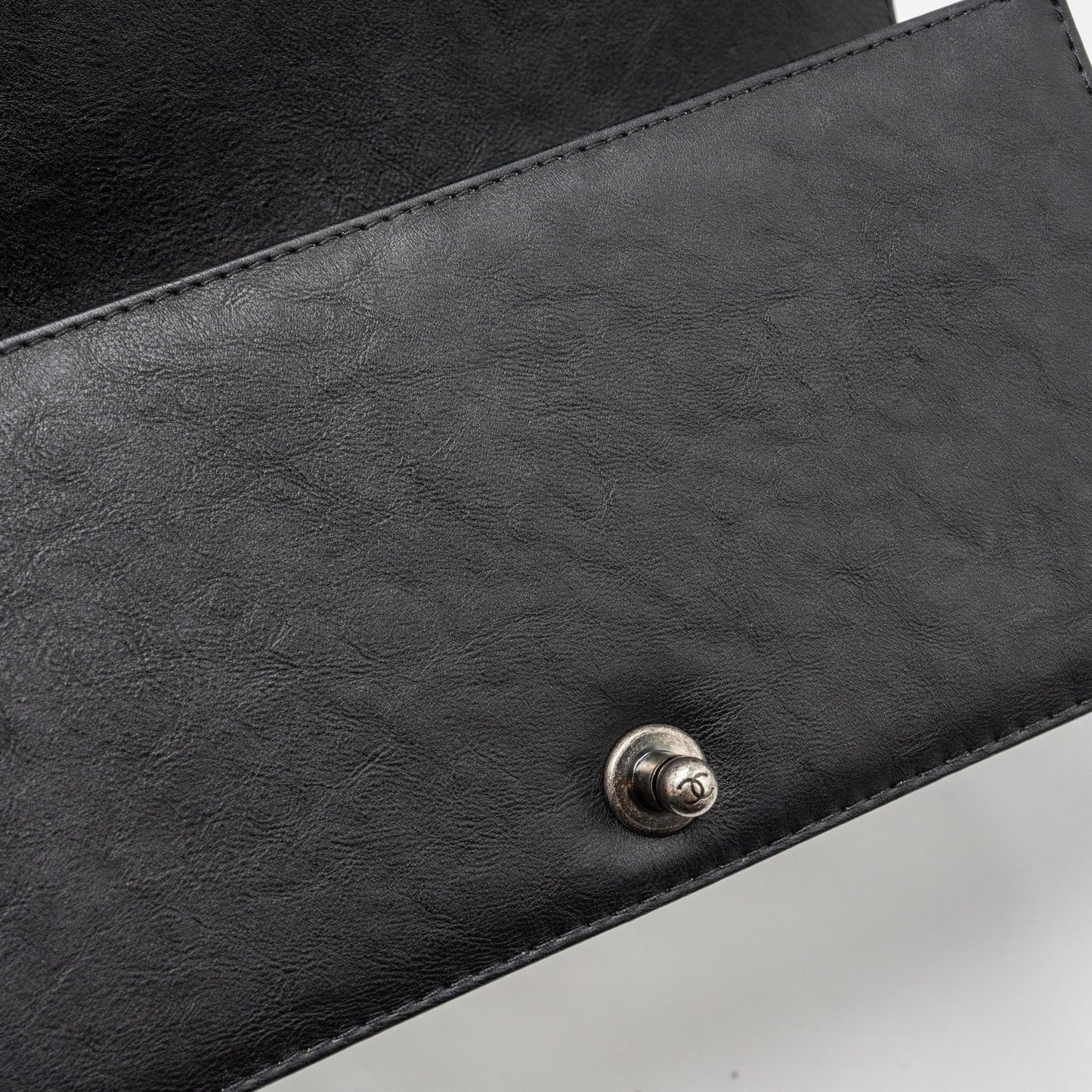 Chanel Top Handle Medium Boy bag Limited Edition Calfskin Black Ruthenium Hardware