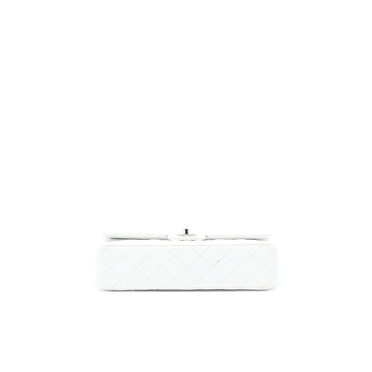 Chanel Medium Classic Flap Caviar White