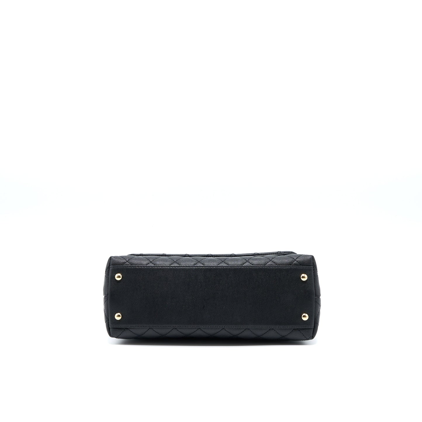 Chanel Medium Coco Handle Caviar Black L