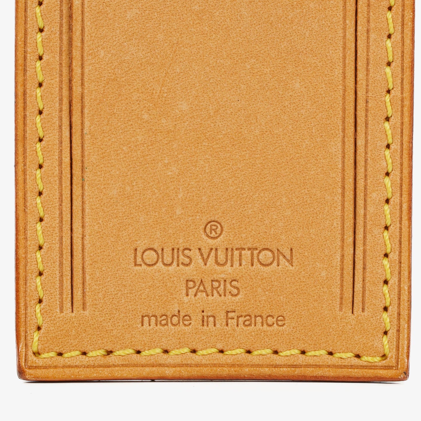 Louis Vuitton Leather Name Tag And Handles Holder