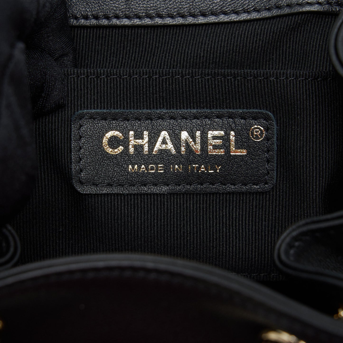 Chanel Duma Mini Backpack Lambskin Black L(Microchip)