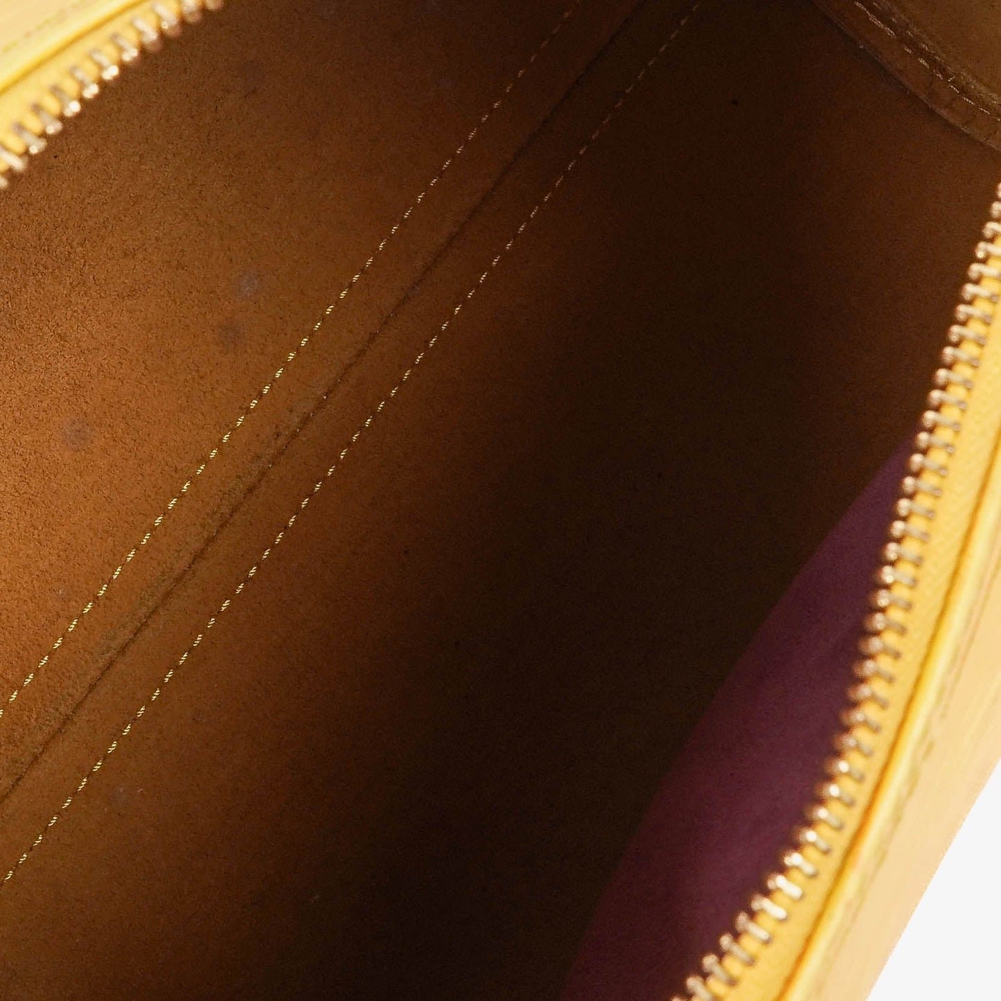 Louis Vuitton  25 Yellow EPI Leather Handbag