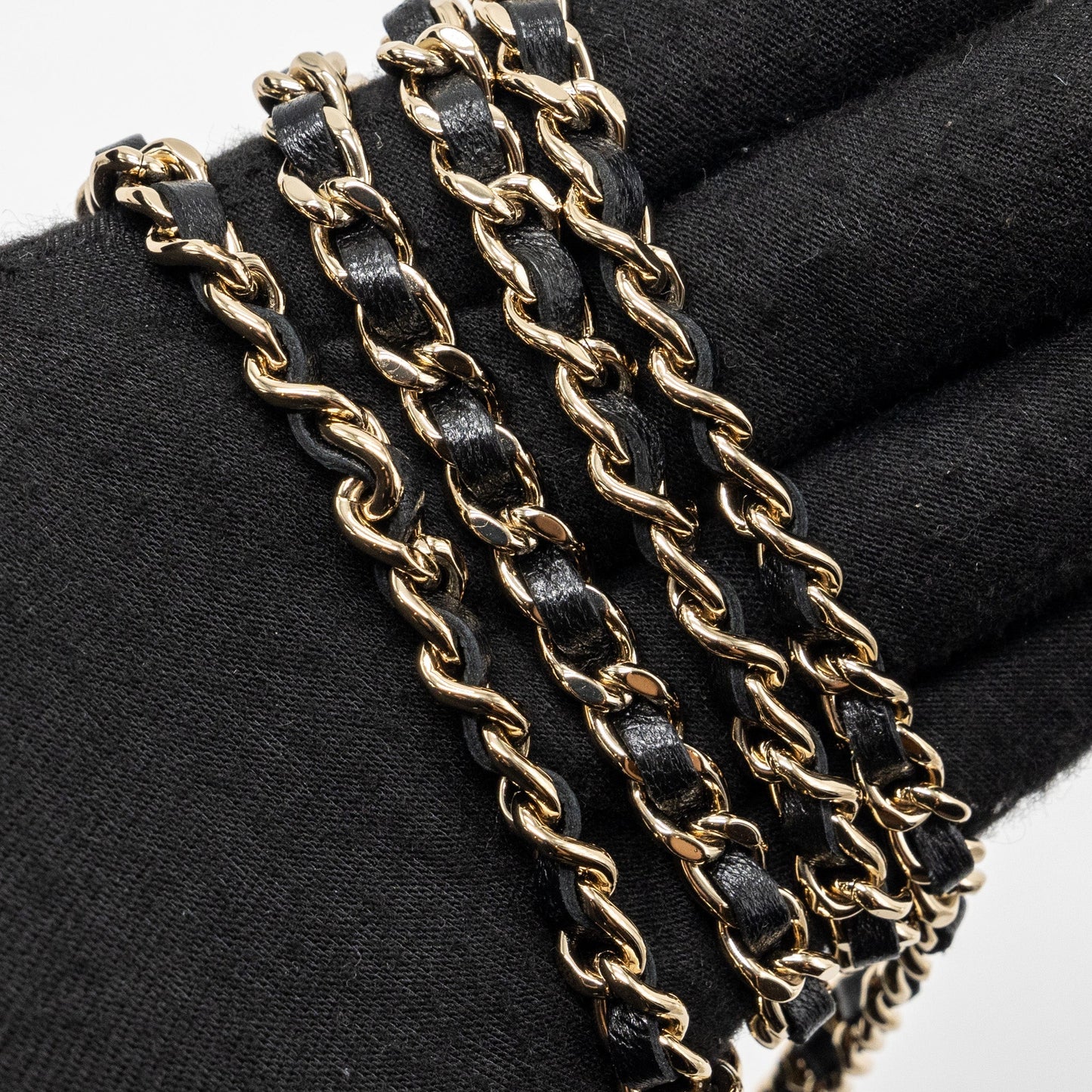 Chanel Top Handle Long Vanity Case Lambskin Black L (Microchip)