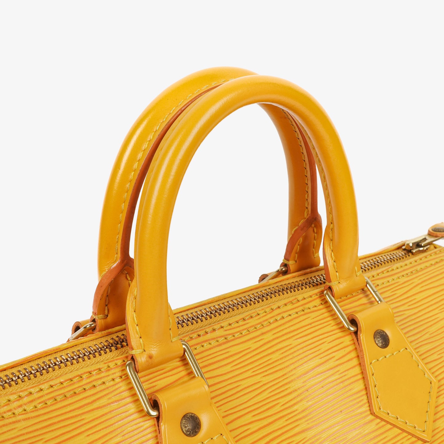 Louis Vuitton  25 Yellow EPI Leather Handbag