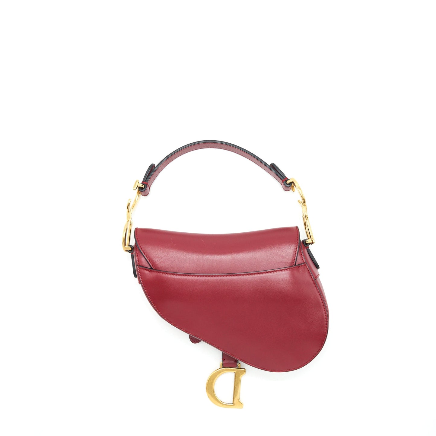 Dior Mini Dior Saddle Purse Red