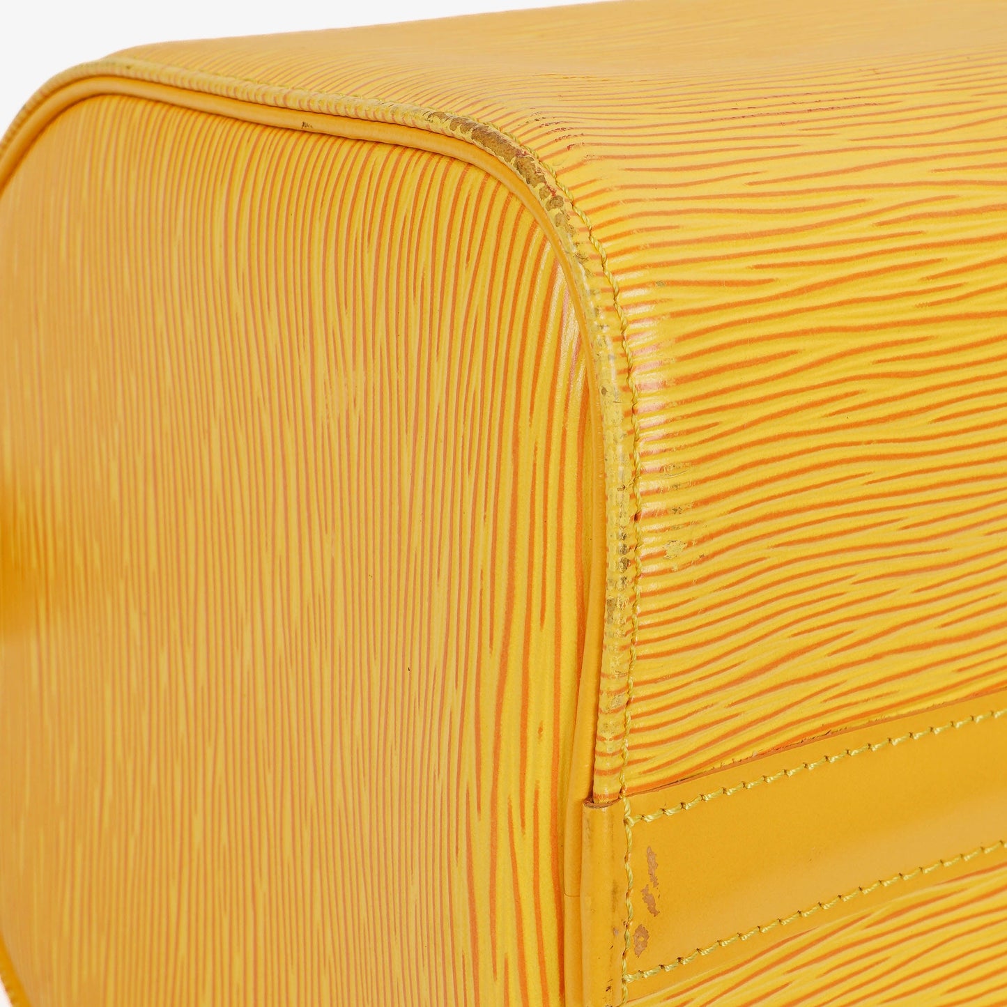 Louis Vuitton  25 Yellow EPI Leather Handbag