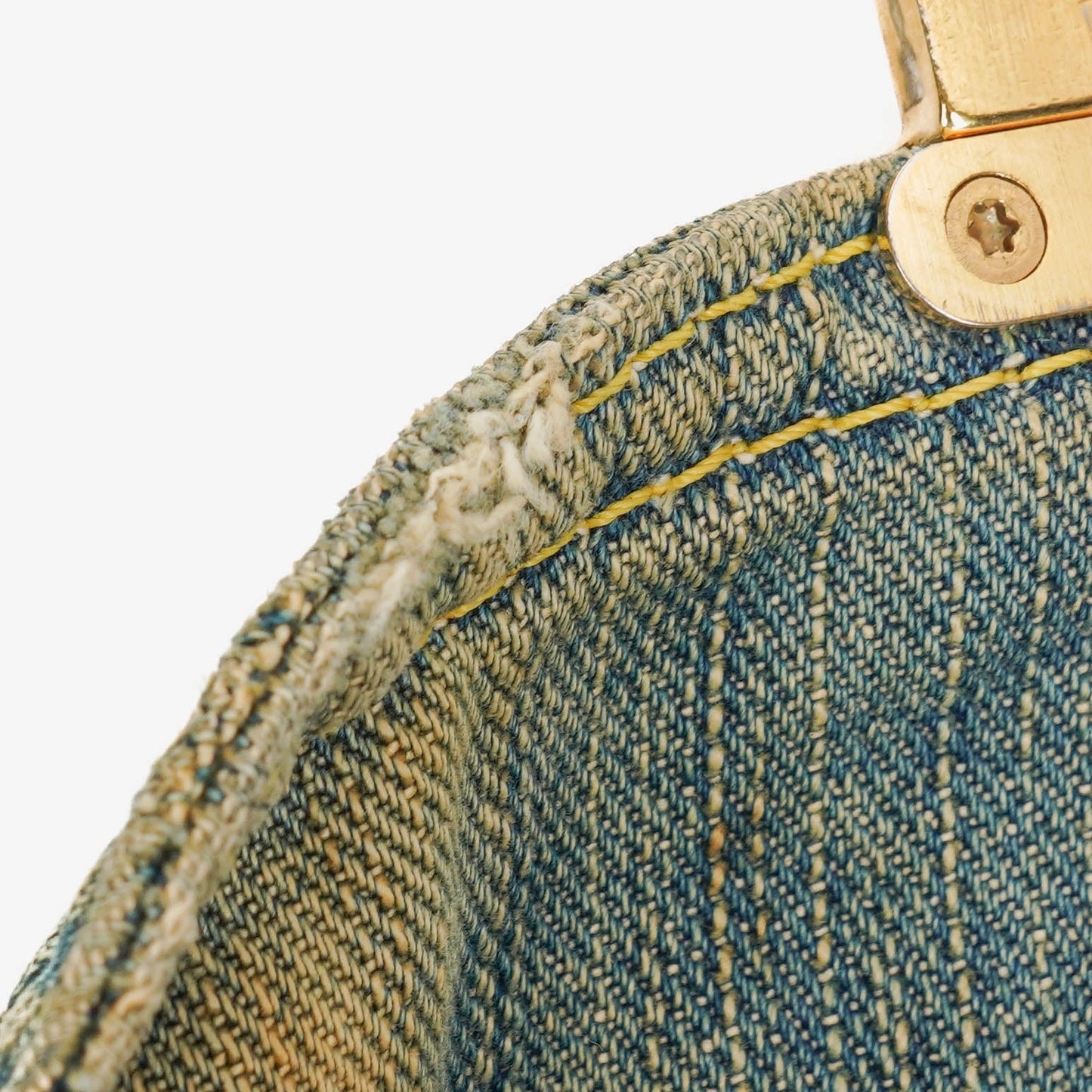 Louis Vuitton Blue Denim Mini Pleaty Monogram Bag