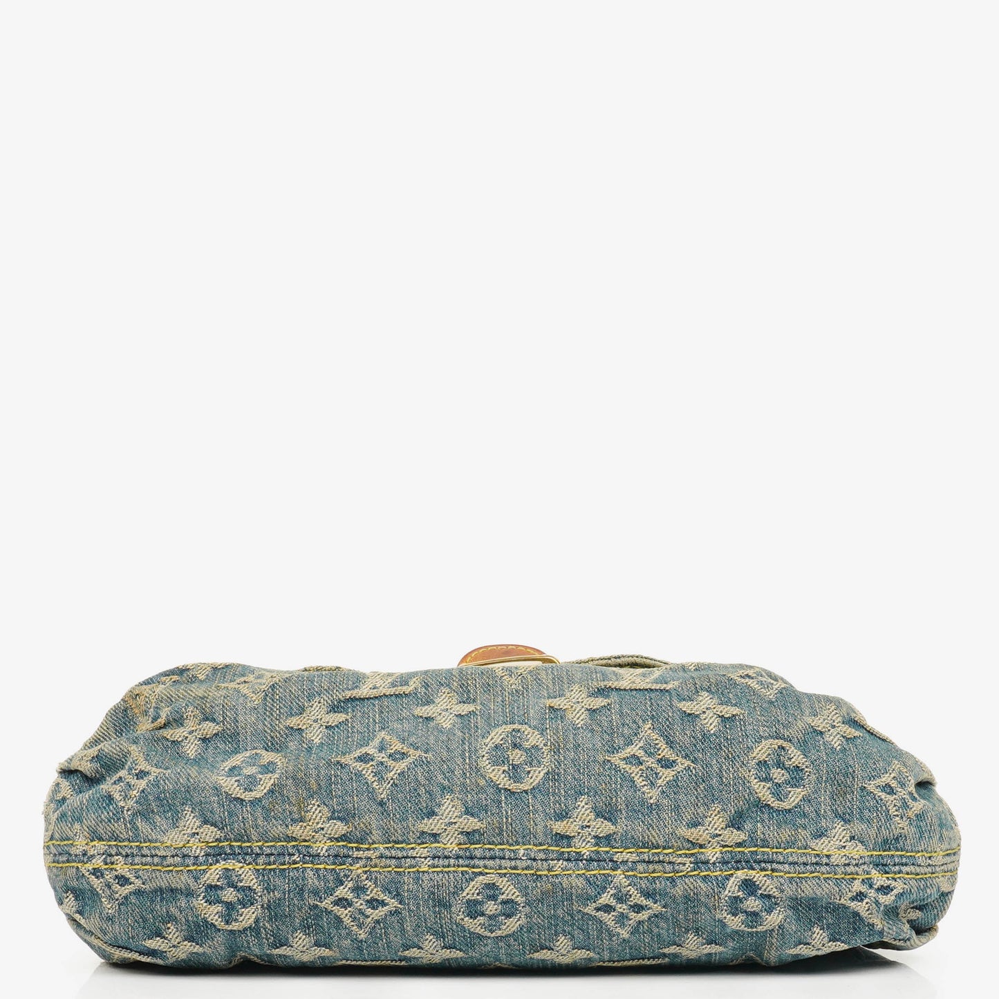 Louis Vuitton Blue Denim Mini Pleaty Monogram Bag