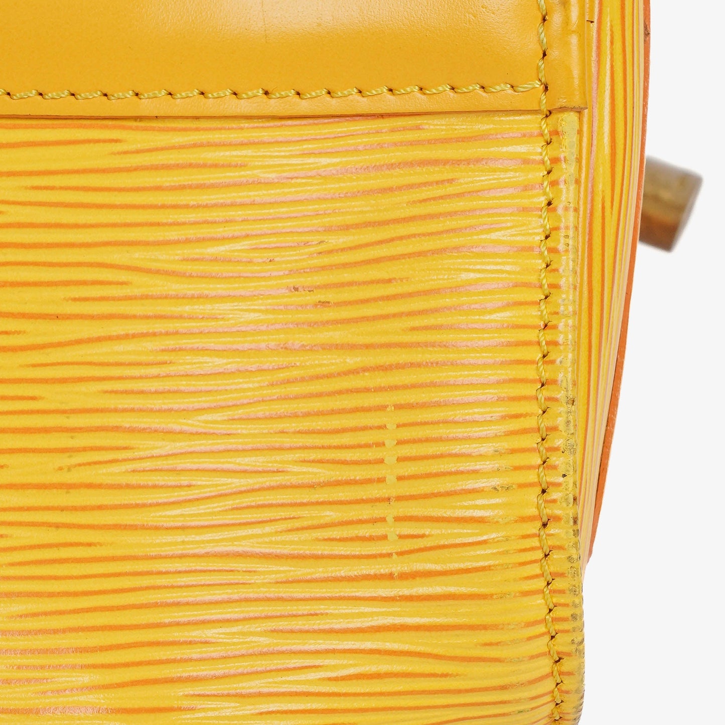 Louis Vuitton  25 Yellow EPI Leather Handbag