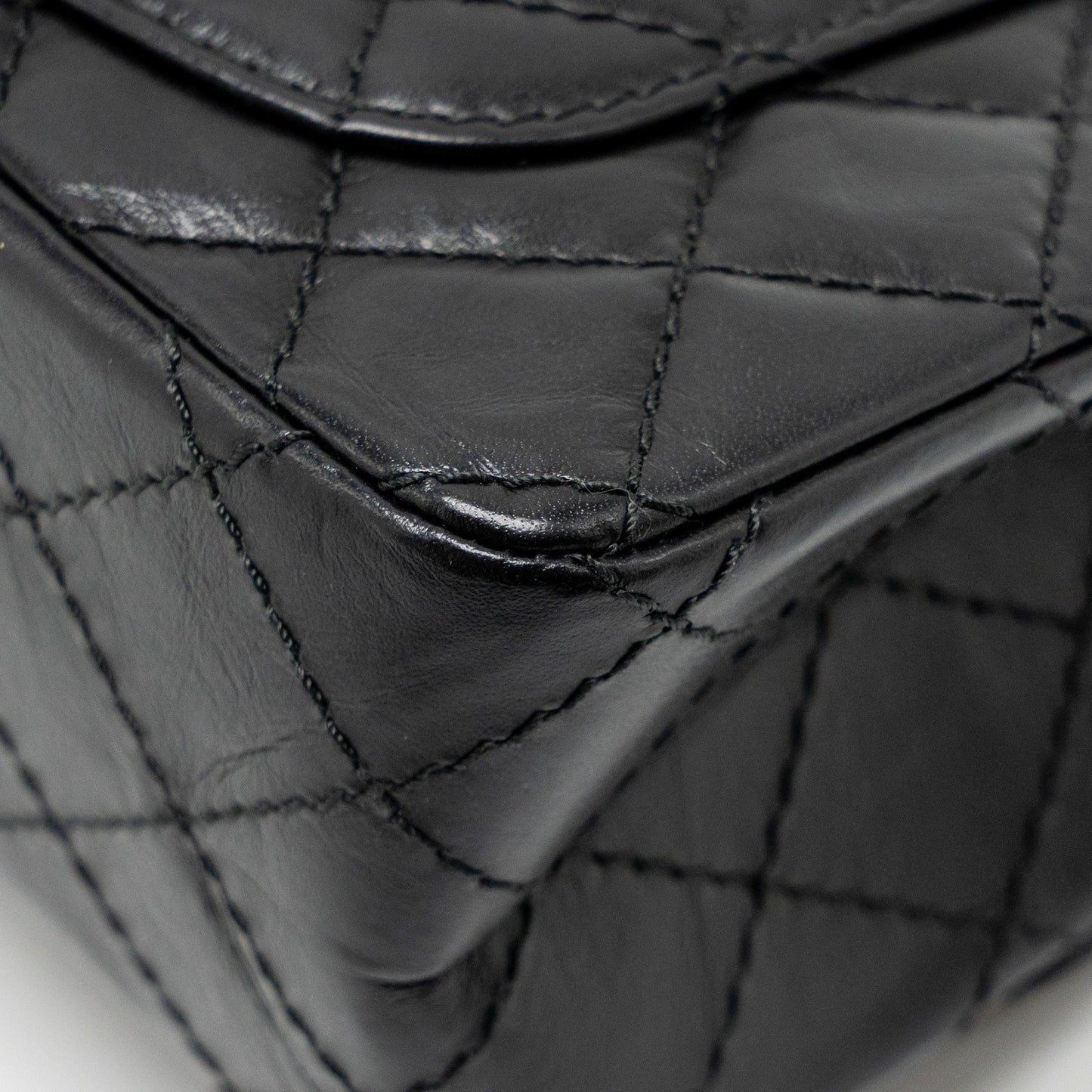 Chanel Mini 2.55 Reissue Aged Calfskin Black