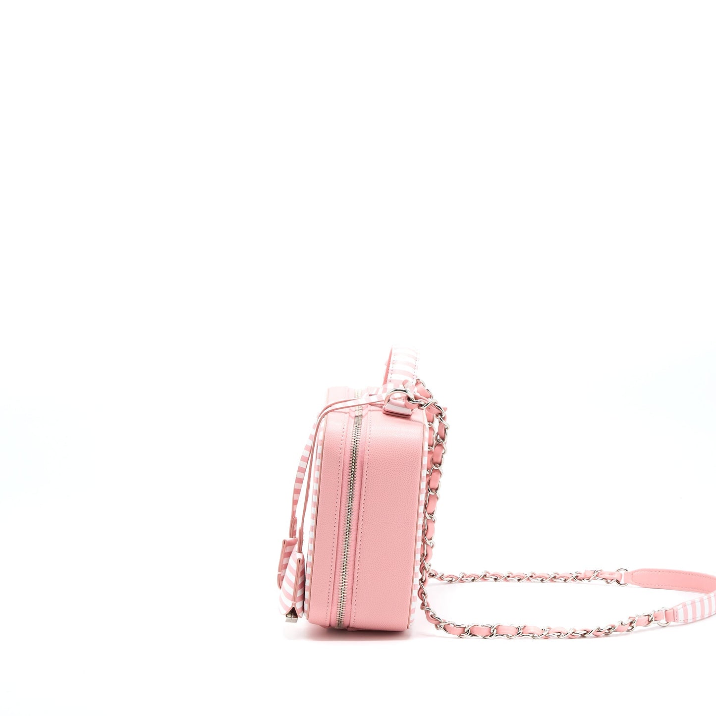 Chanel Medium Filigree Vanity Case Caviar Multicolour Pink