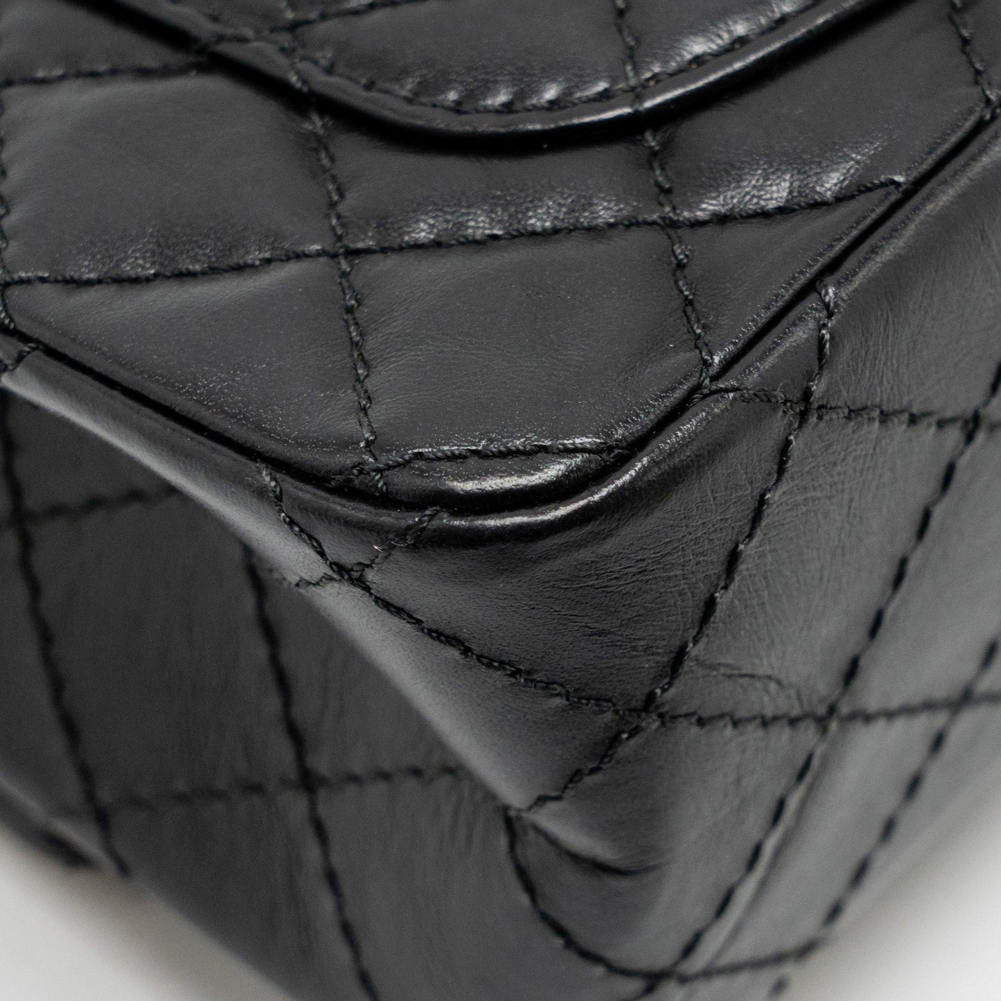 Chanel Mini 2.55 Reissue Aged Calfskin Black