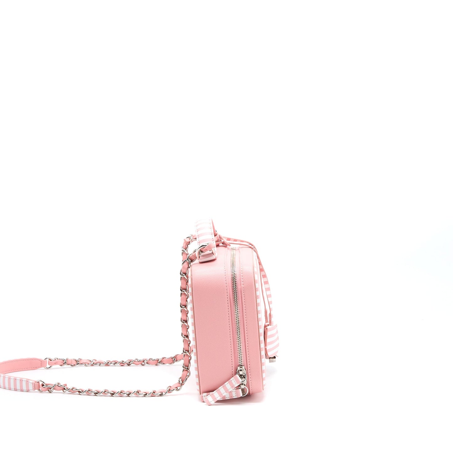 Chanel Medium Filigree Vanity Case Caviar Multicolour Pink