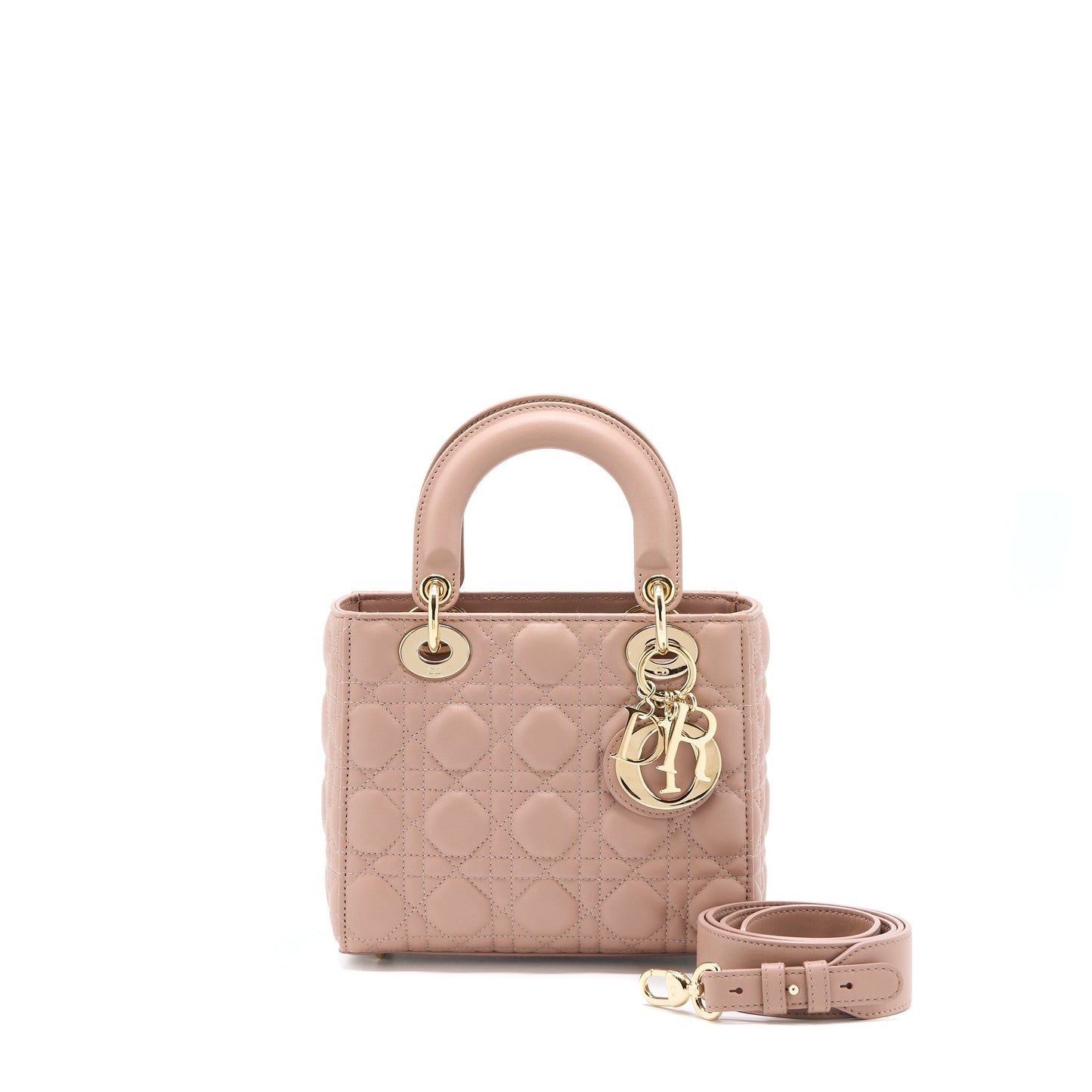 Dior Small Lady Dior Lambskin Light Pink