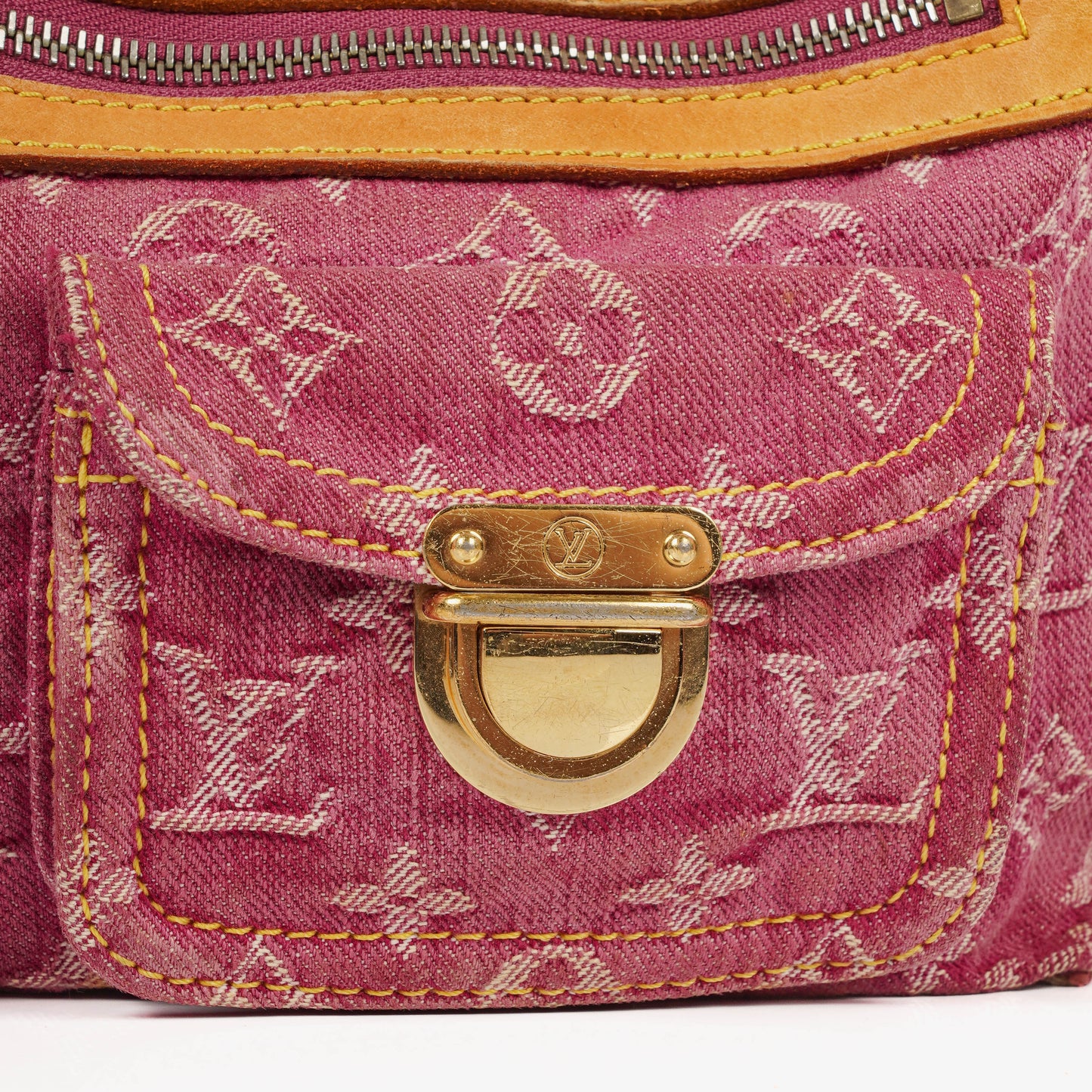 Louis Vuitton Baggy PM Monogram Denim Shoulder Bag