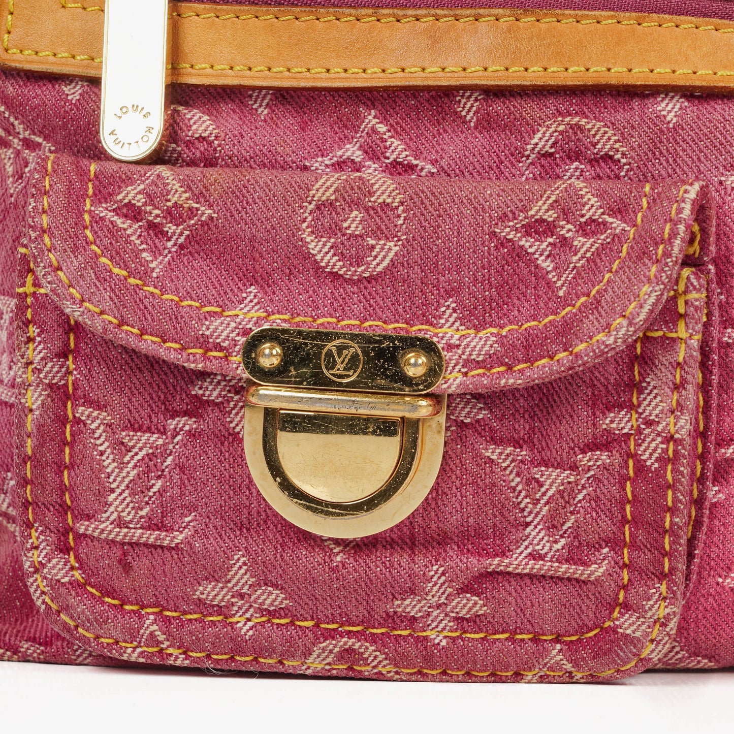Louis Vuitton Baggy PM Monogram Denim Shoulder Bag