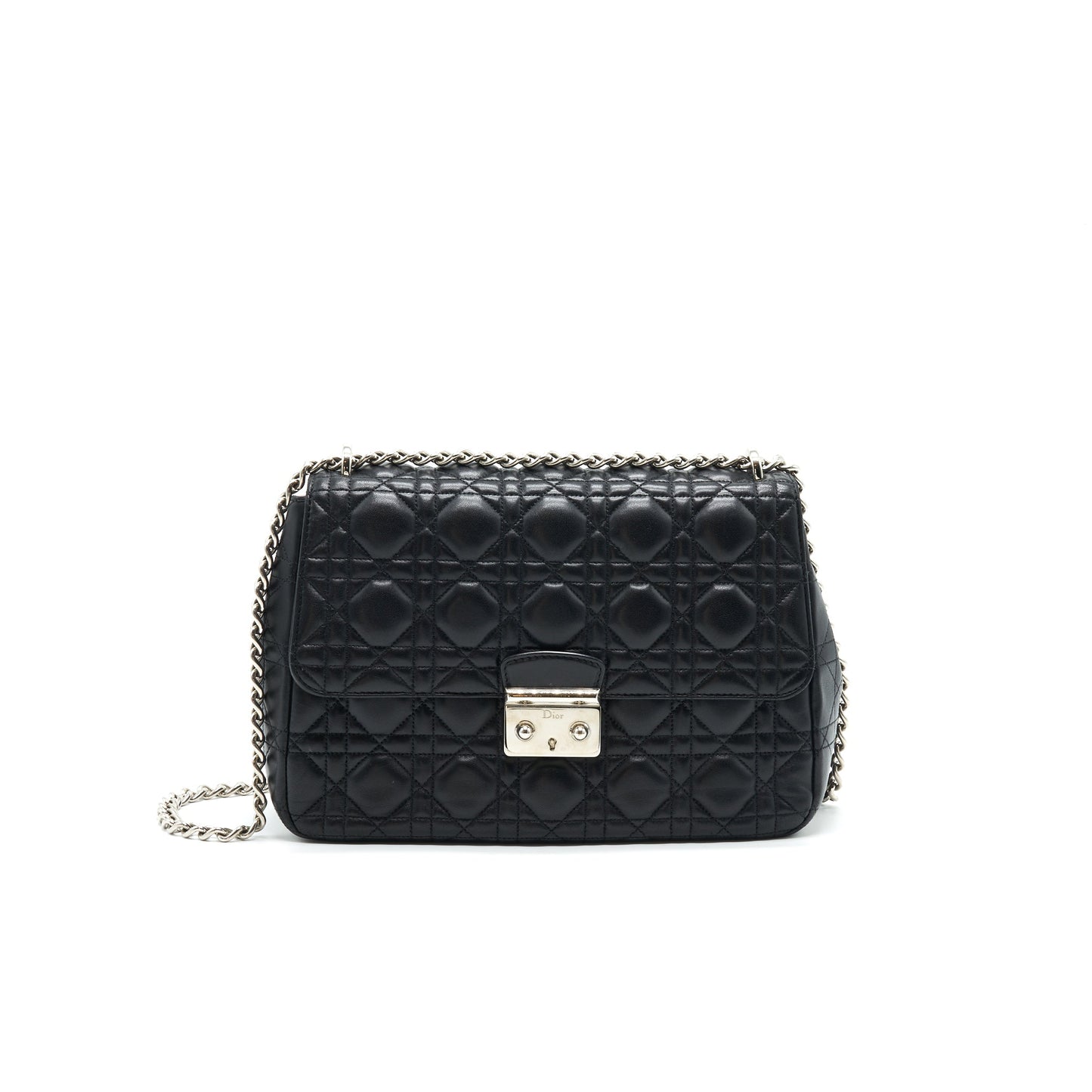 Dior Miss Dior Medium Flap Purse Black