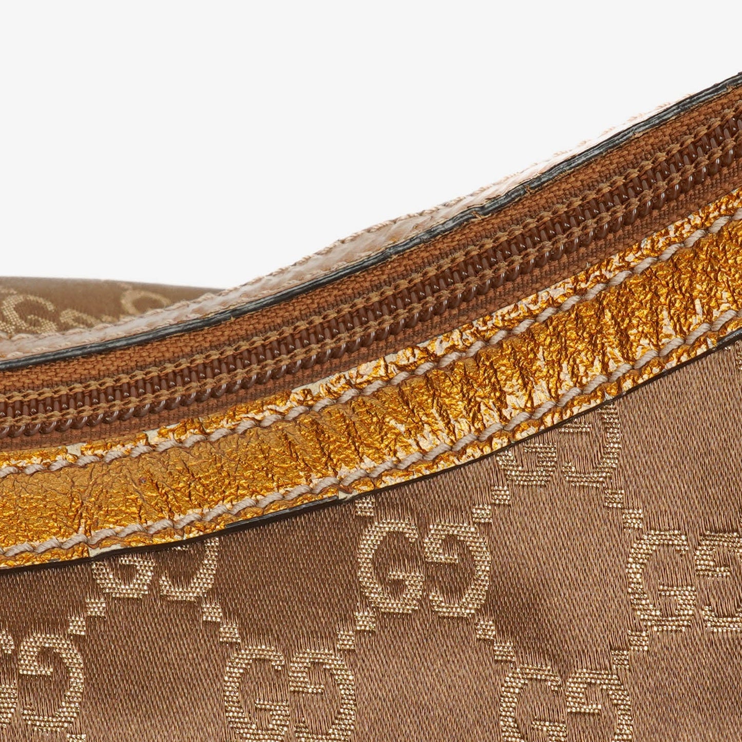 Gucci Half Moon Hobo GG Canvas Hobo Bag