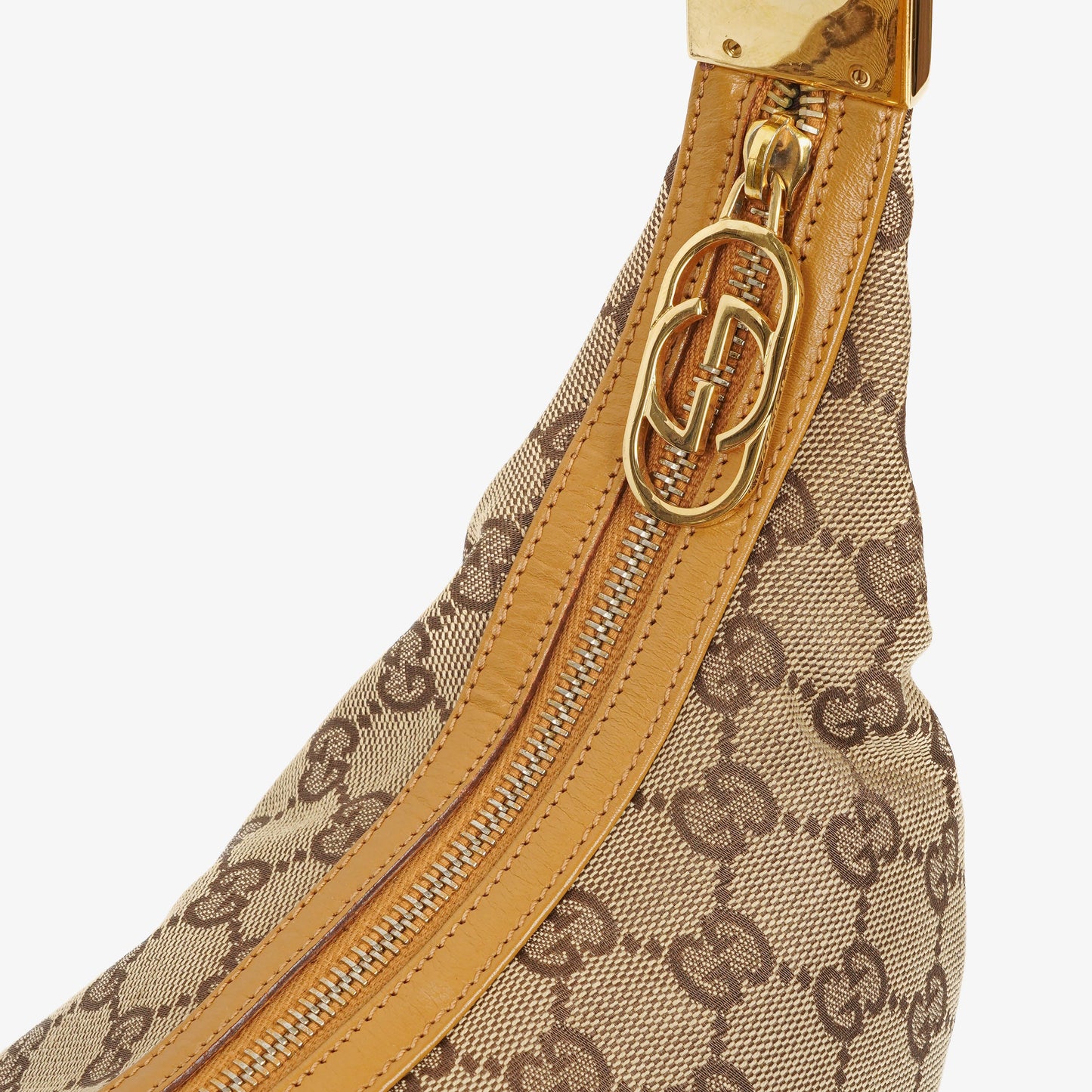 Gucci GG Beige Shoulder Hobo Bag