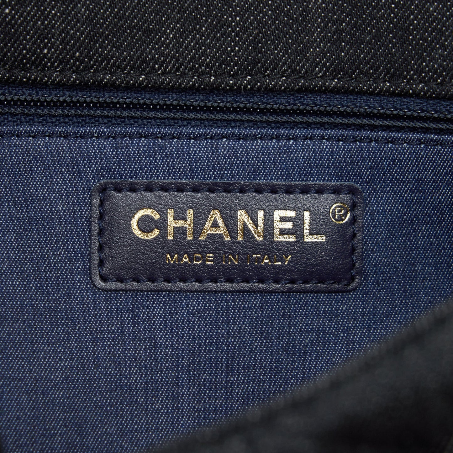 Chanel 22s Small Denim CC Logo Shoulder Bag
