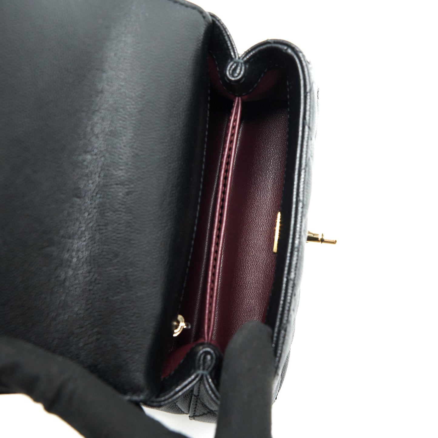 Chanel Mini Coco Handle 20cm Caviar Black L