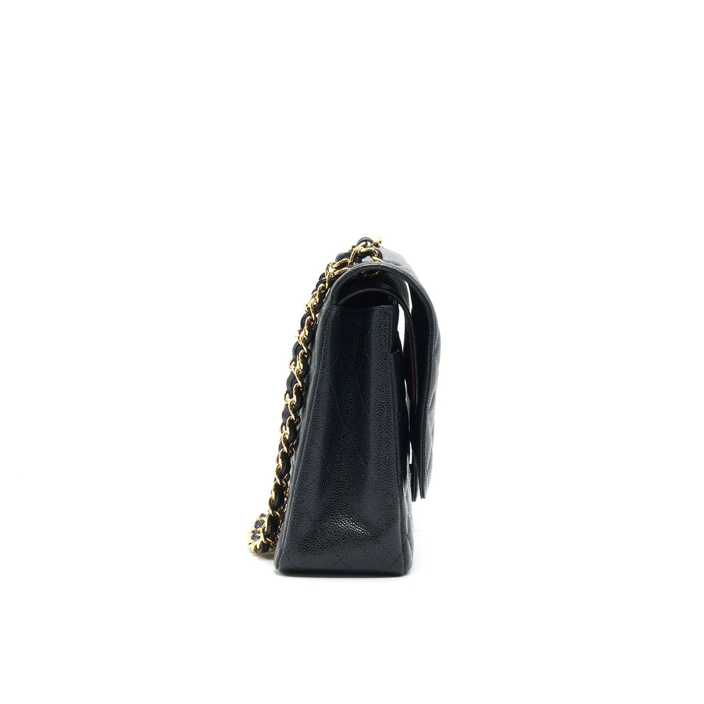 Chanel Maxi Classic double Flap Black Caviar GHW Shoulder Bag