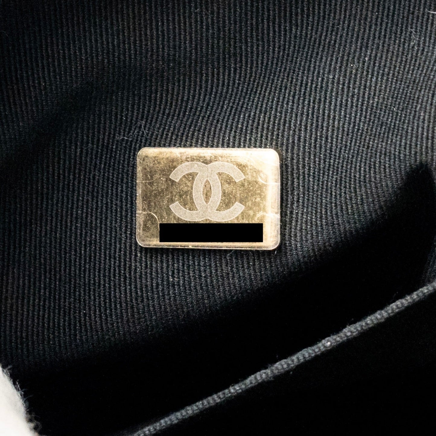 Chanel quilted double chain shoulder bag Lambskin black  (micochip)