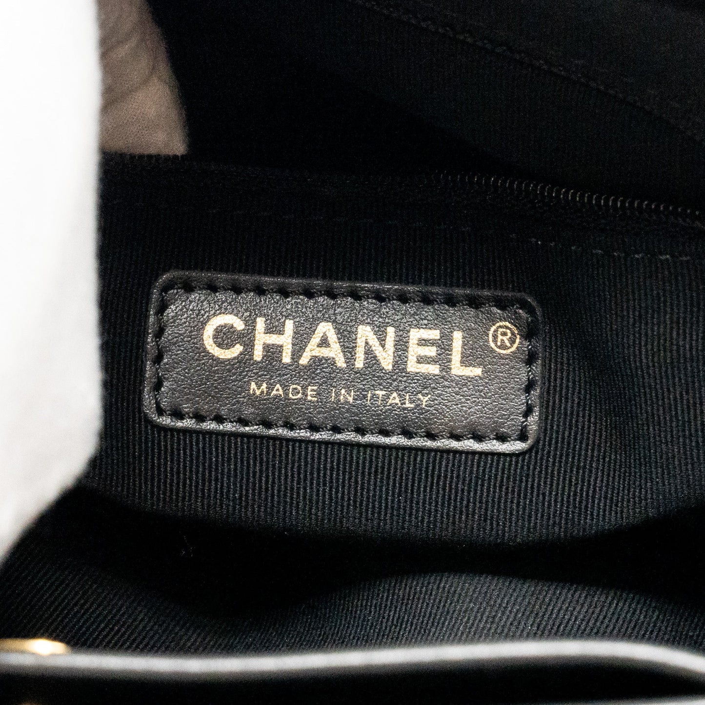 Chanel quilted double chain shoulder bag Lambskin black  (micochip)