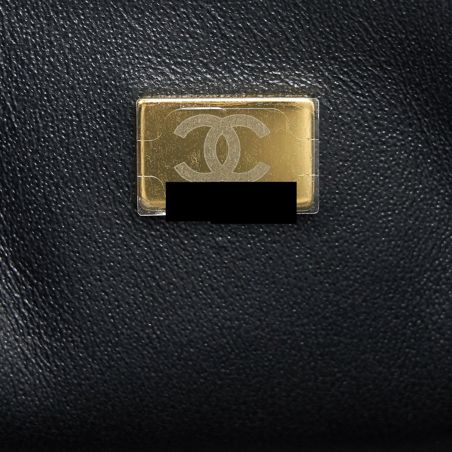 Chanel 22C Mini Square Flap Bag Lambskin Black L