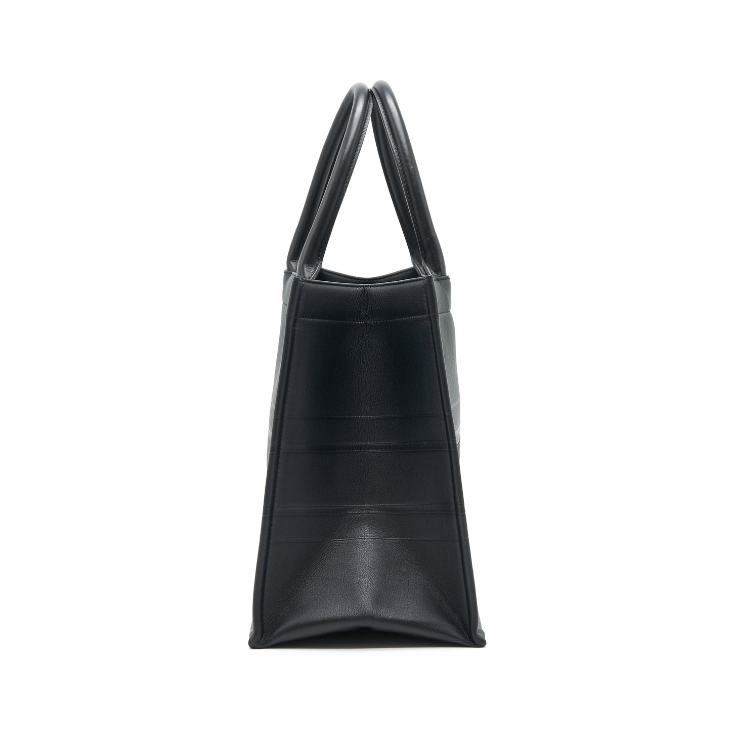 Dior Small Leather Book Tote black