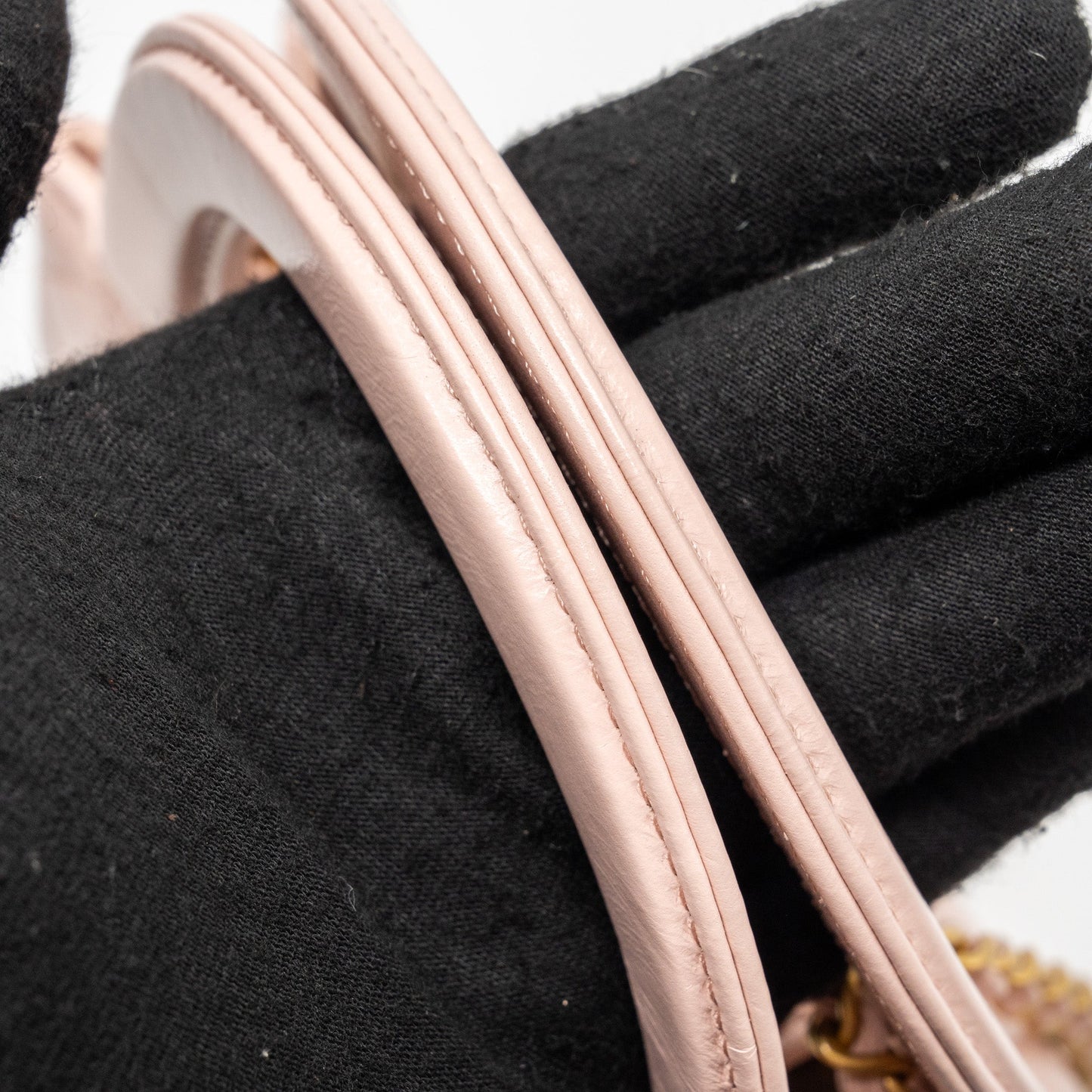 Chanel 23k mini shopping tote / kelly bag calfskin pink  (Microchip)