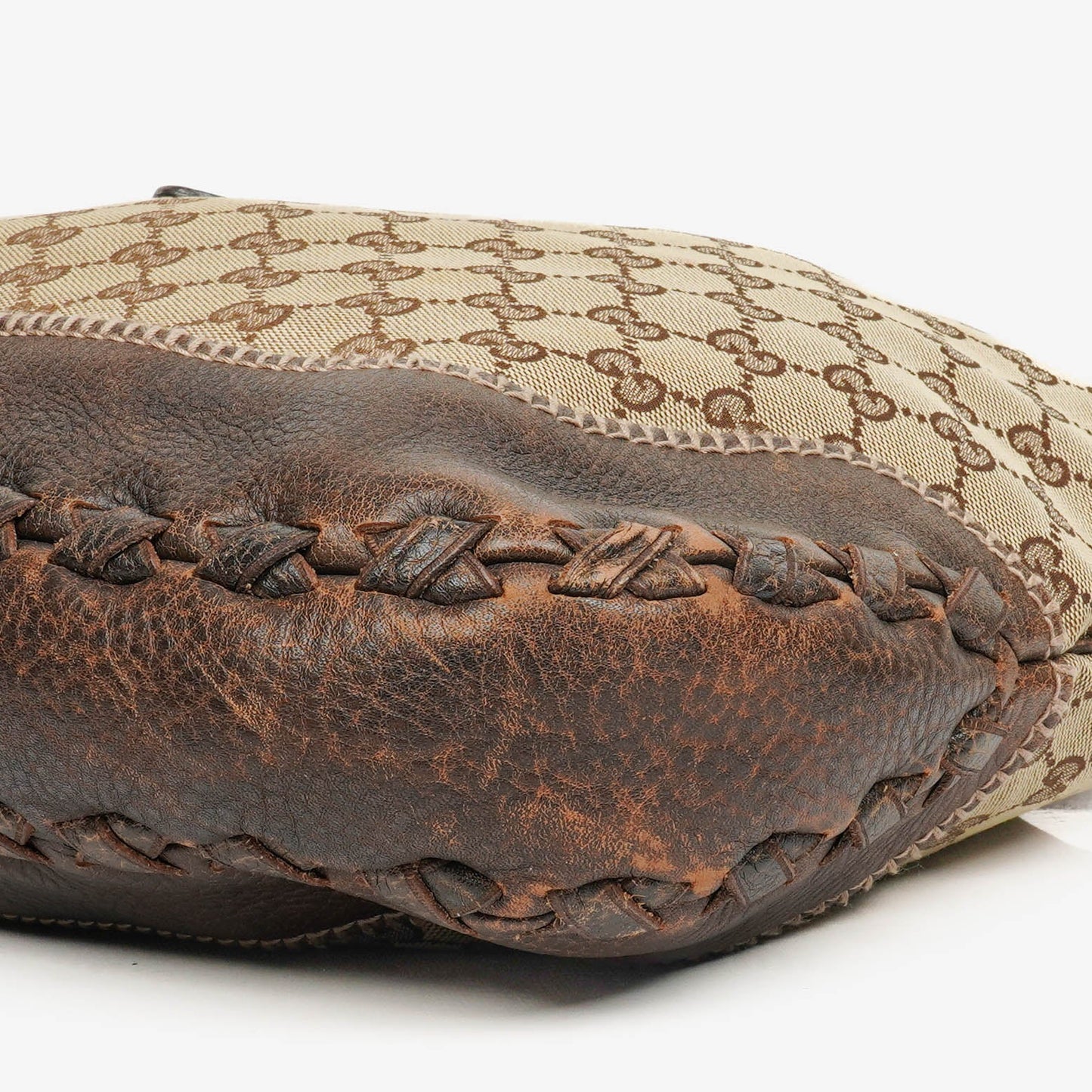 Gucci Brown GG Canvas New Jackie Hobo Bag