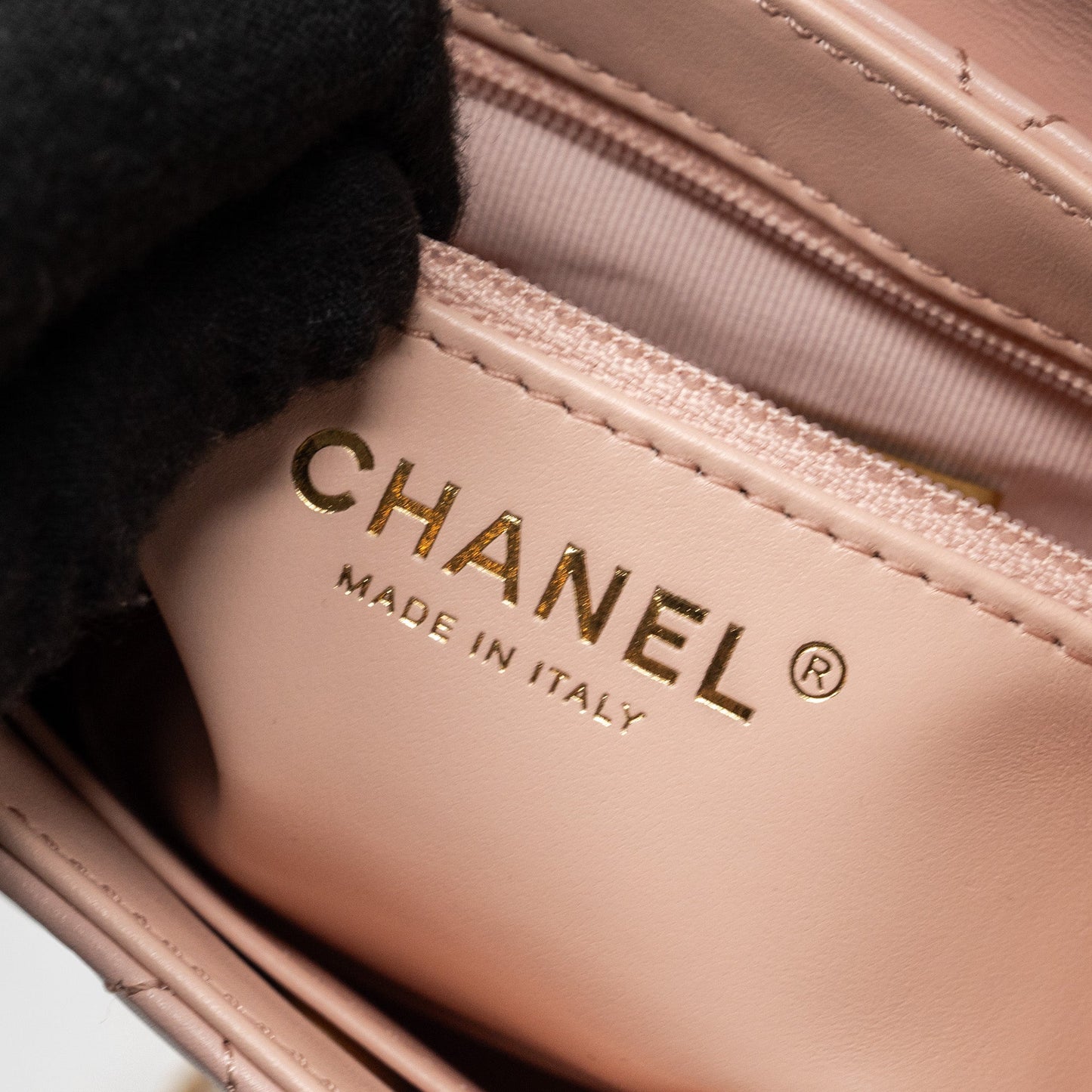 Chanel 23k mini shopping tote / kelly bag calfskin pink  (Microchip)