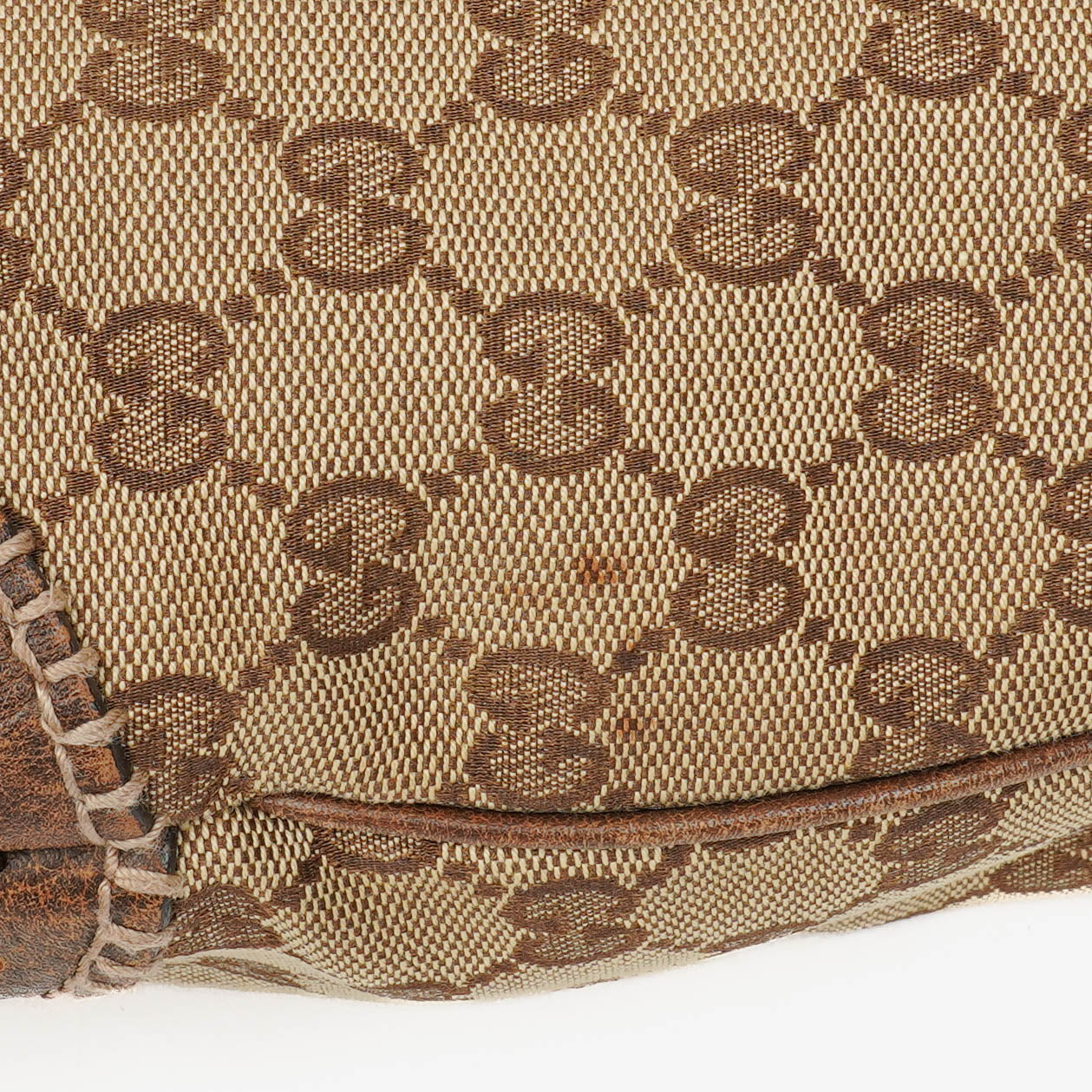 Gucci Brown GG Canvas New Jackie Hobo Bag