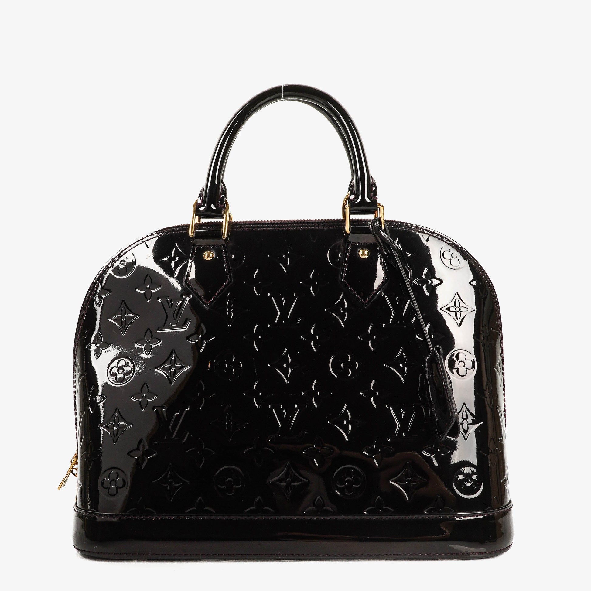 Louis Vuitton Alma GM Monogram Vernis Leather Handbag