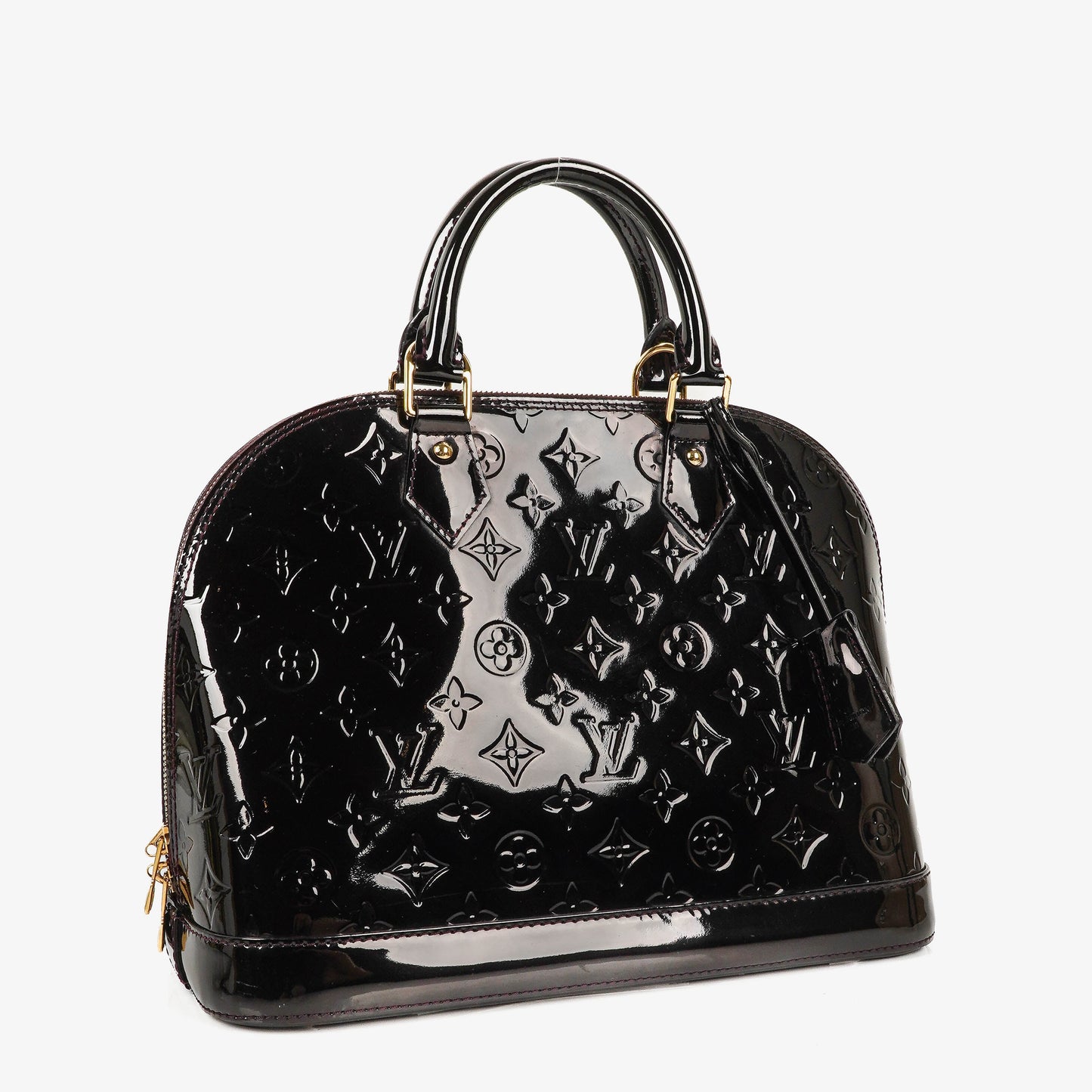 Louis Vuitton Alma GM Monogram Vernis Leather Handbag