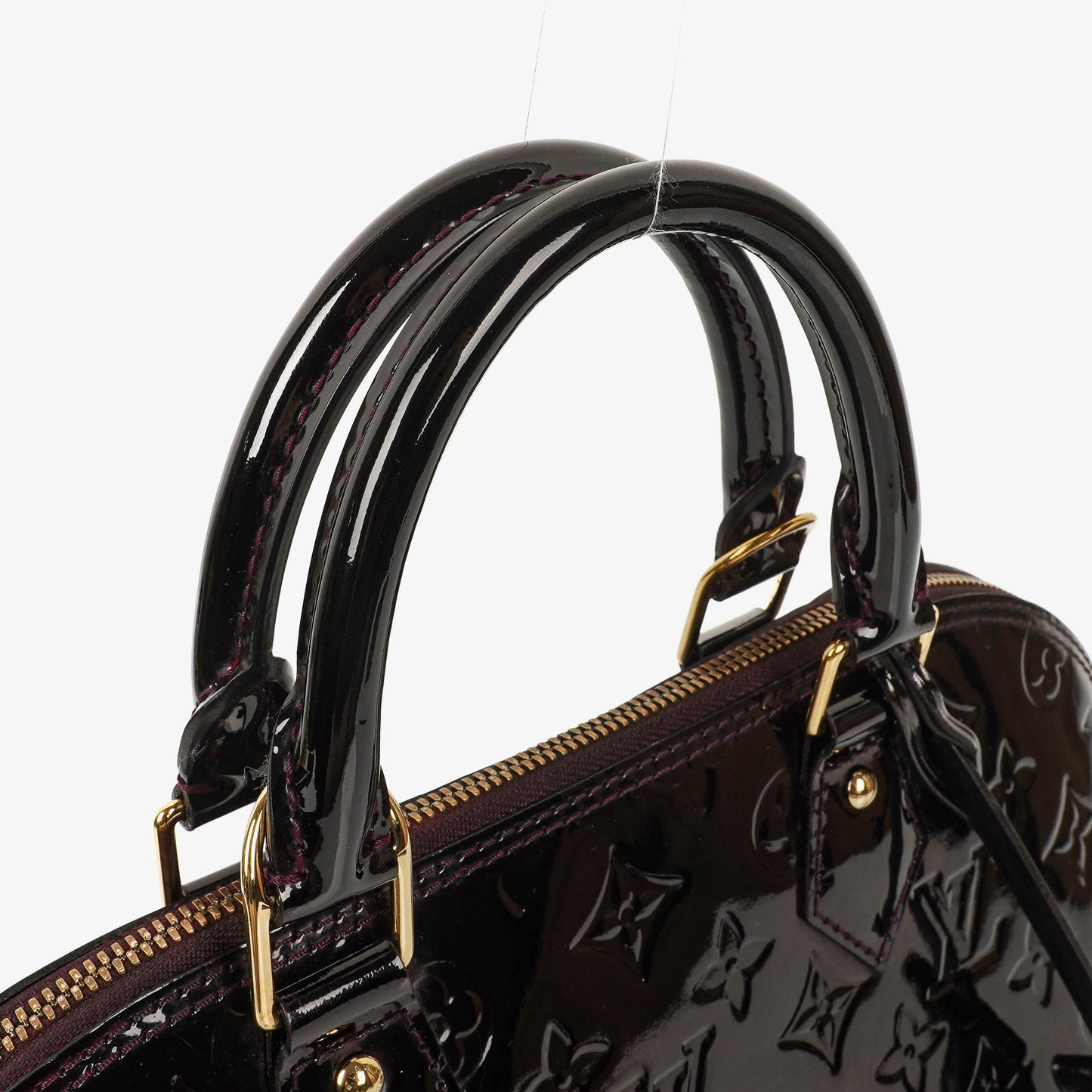 Louis Vuitton Alma GM Monogram Vernis Leather Handbag
