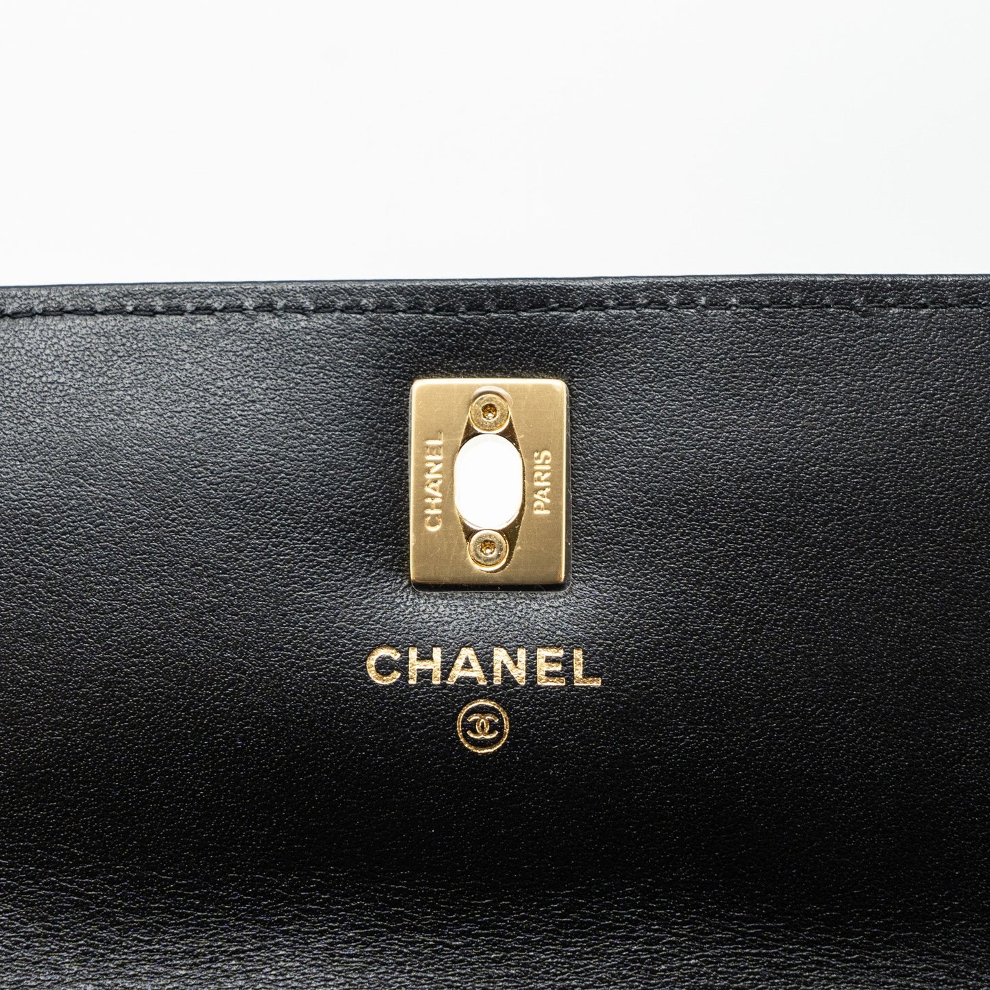 Chanel 23s Wallet On Chain with bag Charm Caviar Black (Microchip)